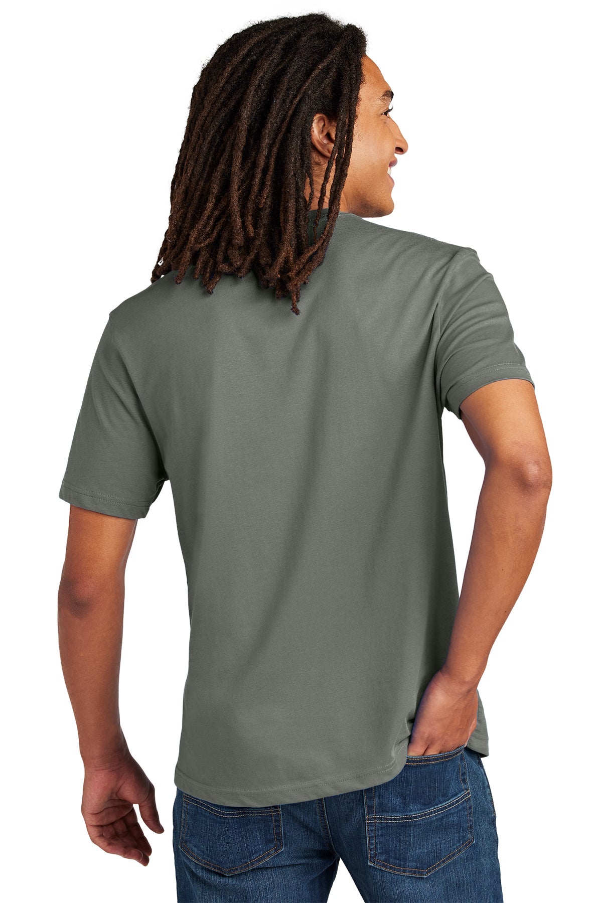 Allmade Unisex Heavyweight Recycled Cotton Custom Tee's, Ash Grey