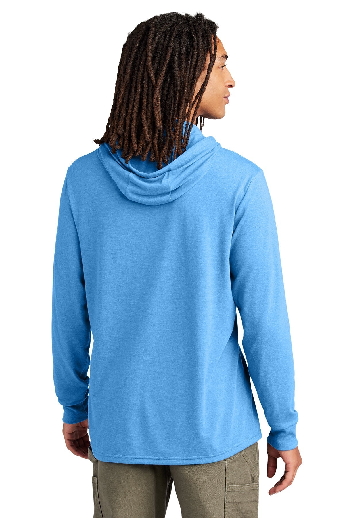 Allmade Unisex Tri-Blend Hoodie Custom Tee's, Azure Blue [Team Travel Source]