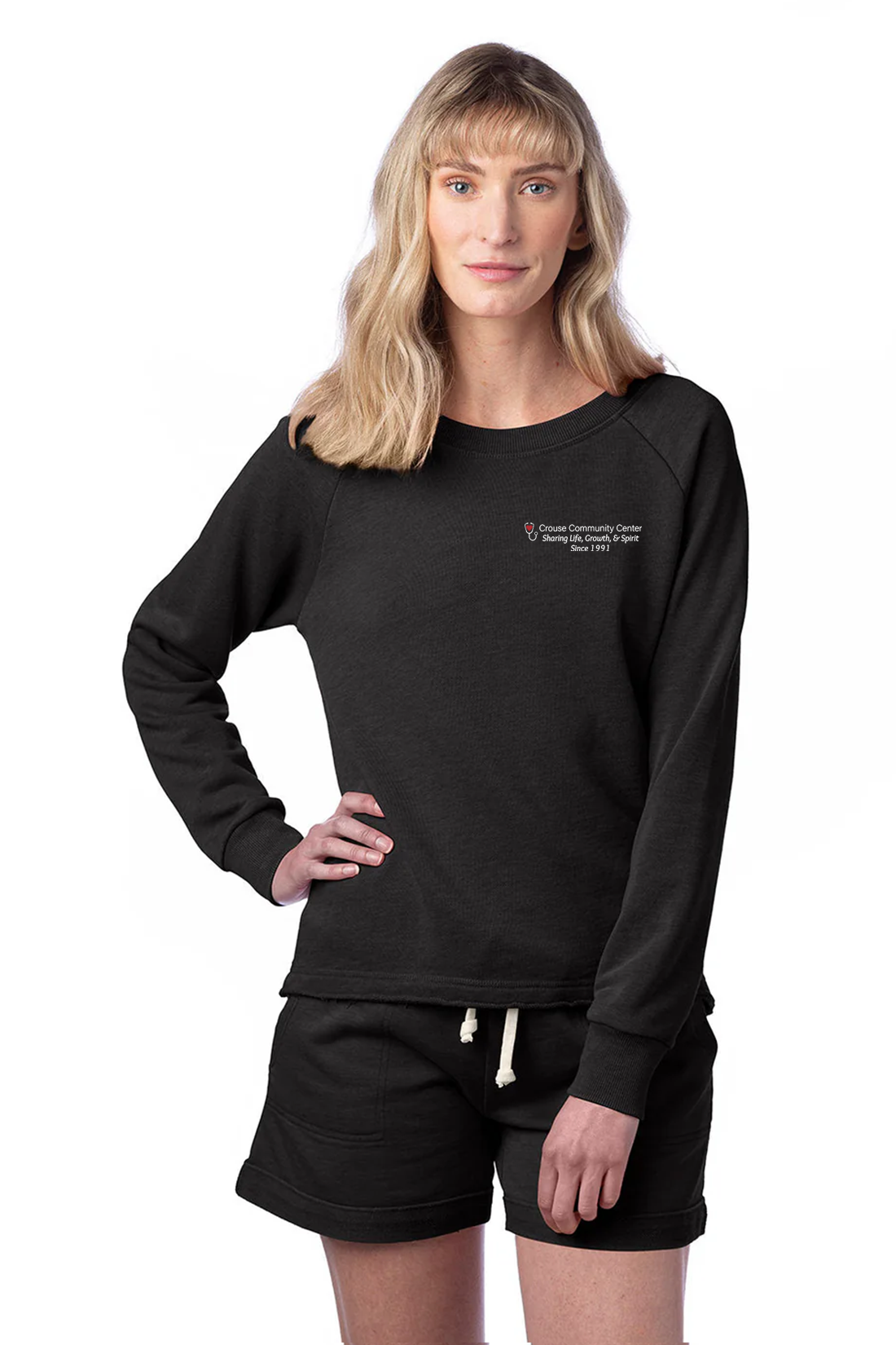Alternative Ladies' Lazy Day Pullover, Black [Crouse Community Center, Inc.]