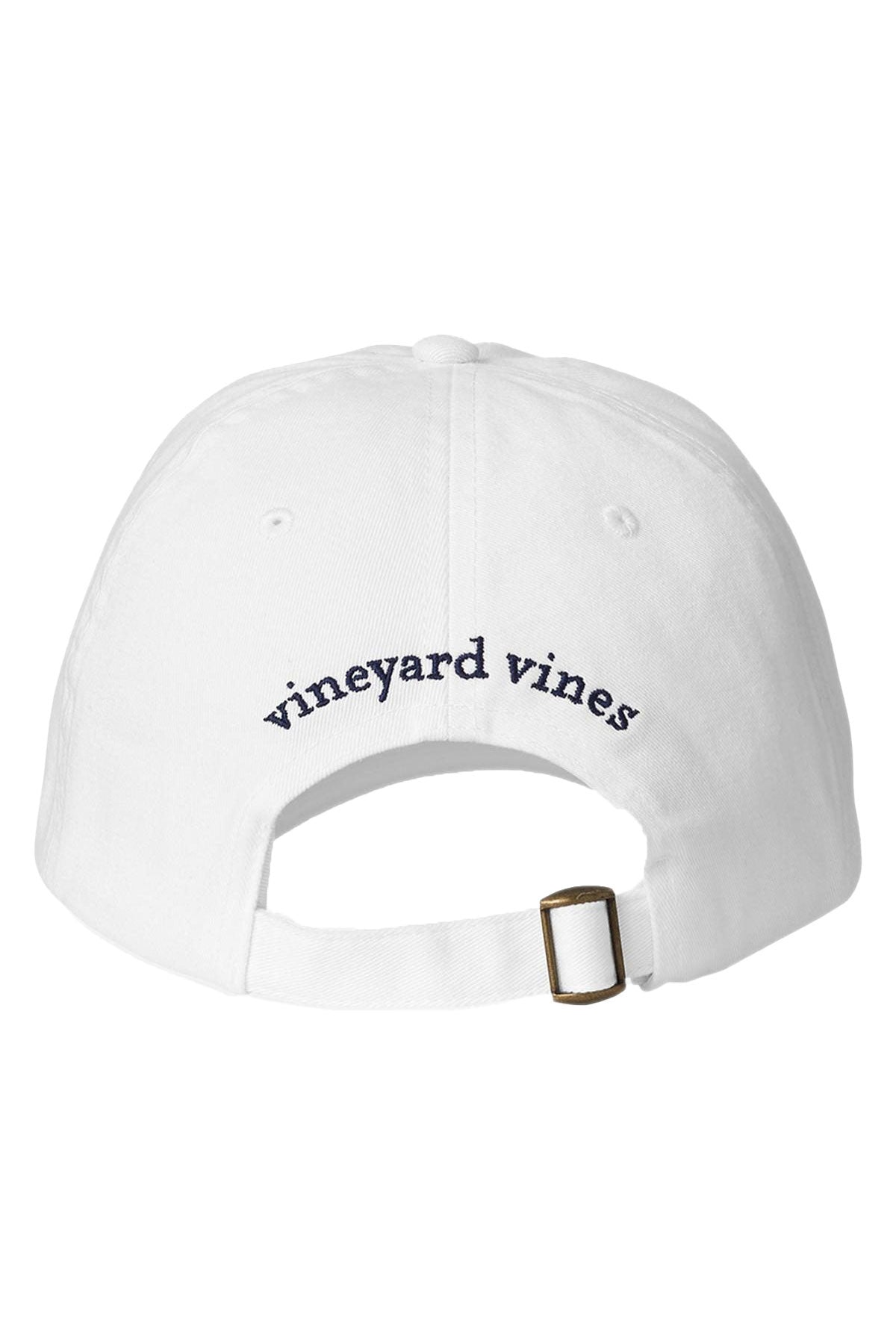 Vineyard Vines Custom Baseball Hats, White Cap [Fooda]