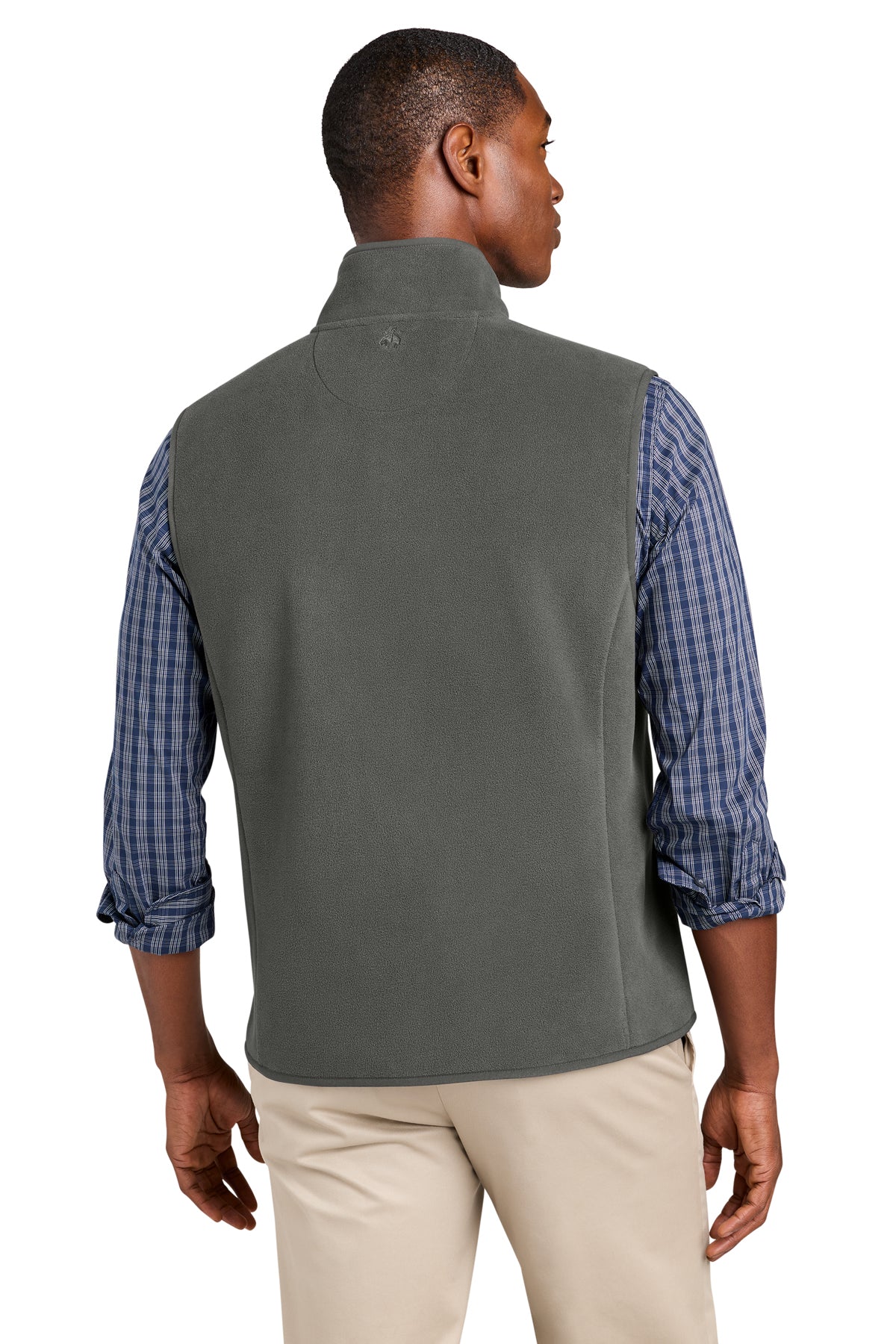 Brooks Brothers Custom Fleece Vest, Windsor Grey