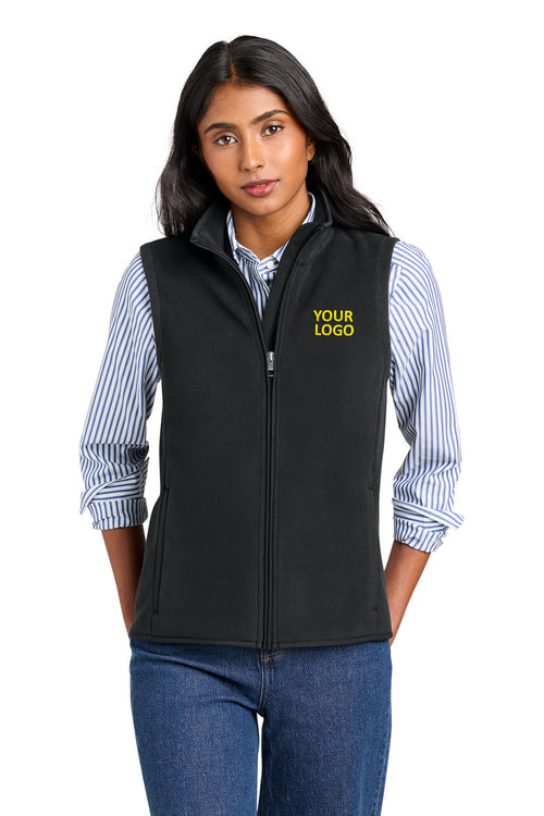 Brooks Brothers Custom Fleece Vests, Deep Black