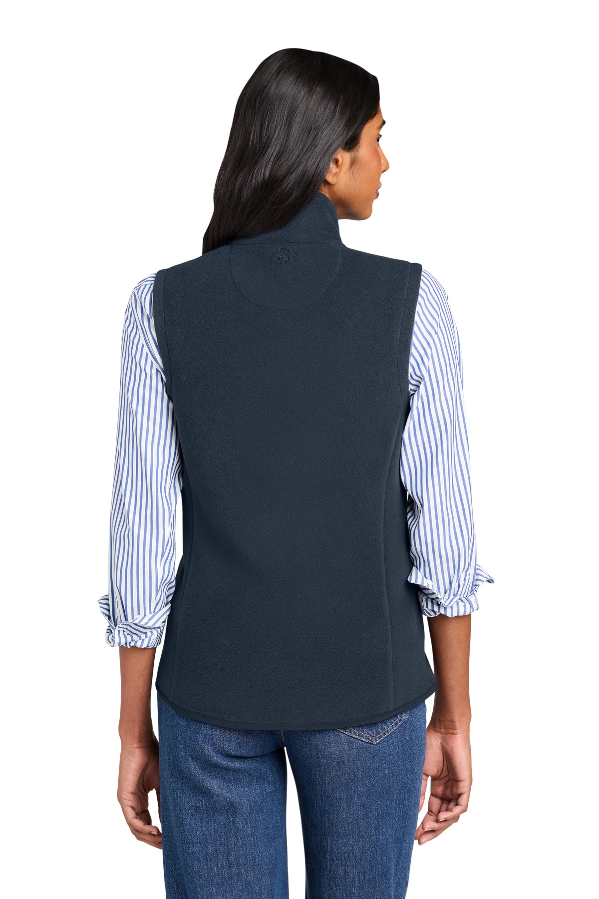 Brooks Brothers Women’s Custom Fleece Vest, Night Navy