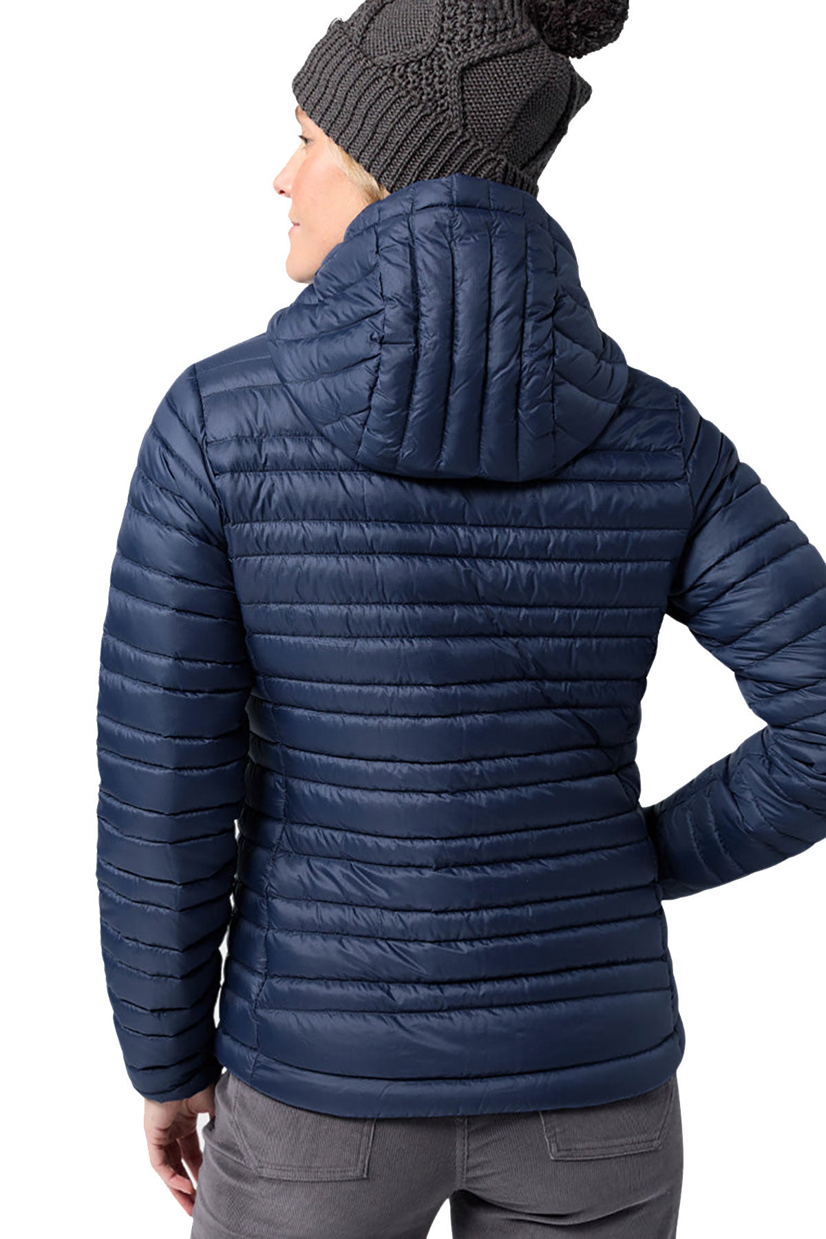 STIO Womens Pinion Down Custom Hooded Jackets, Mountain Shadow [Launch]