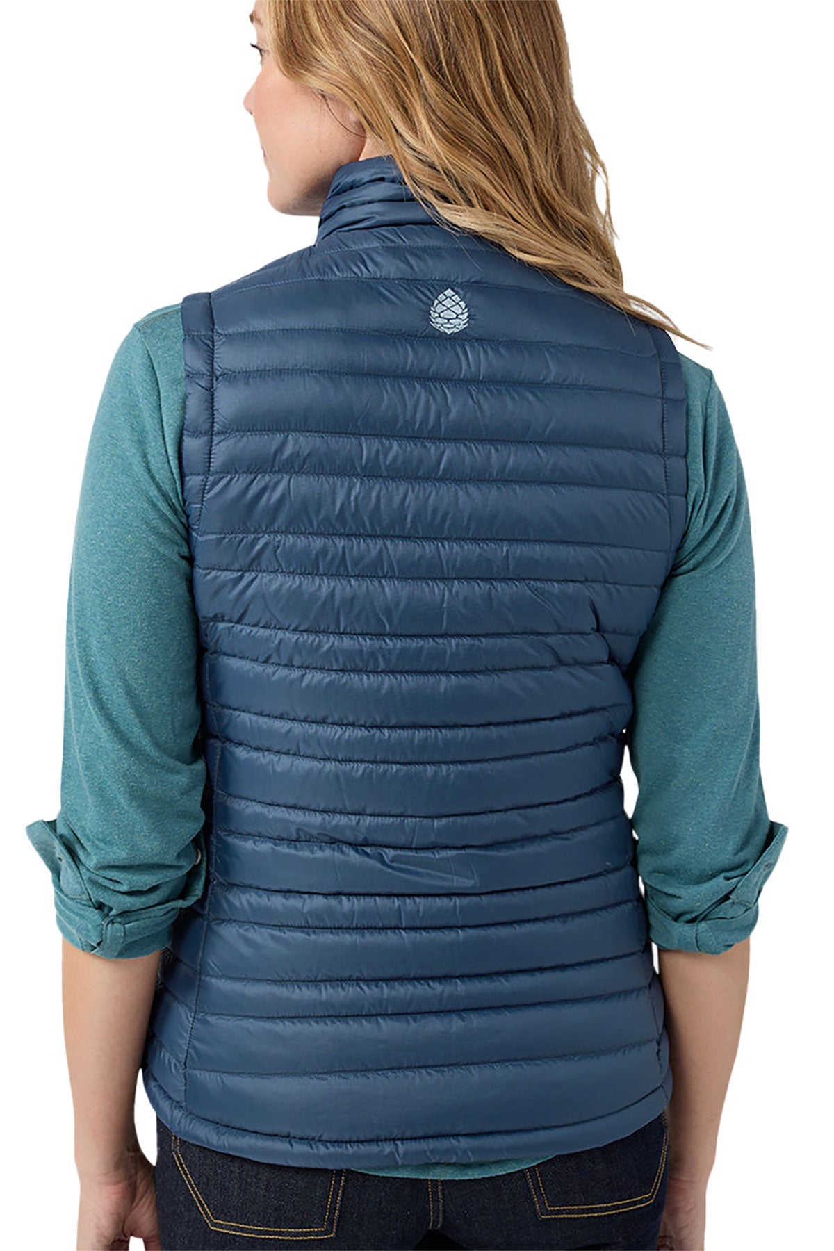 STIO Womens Pinion Down Custom Vests, Mountain Shadow
