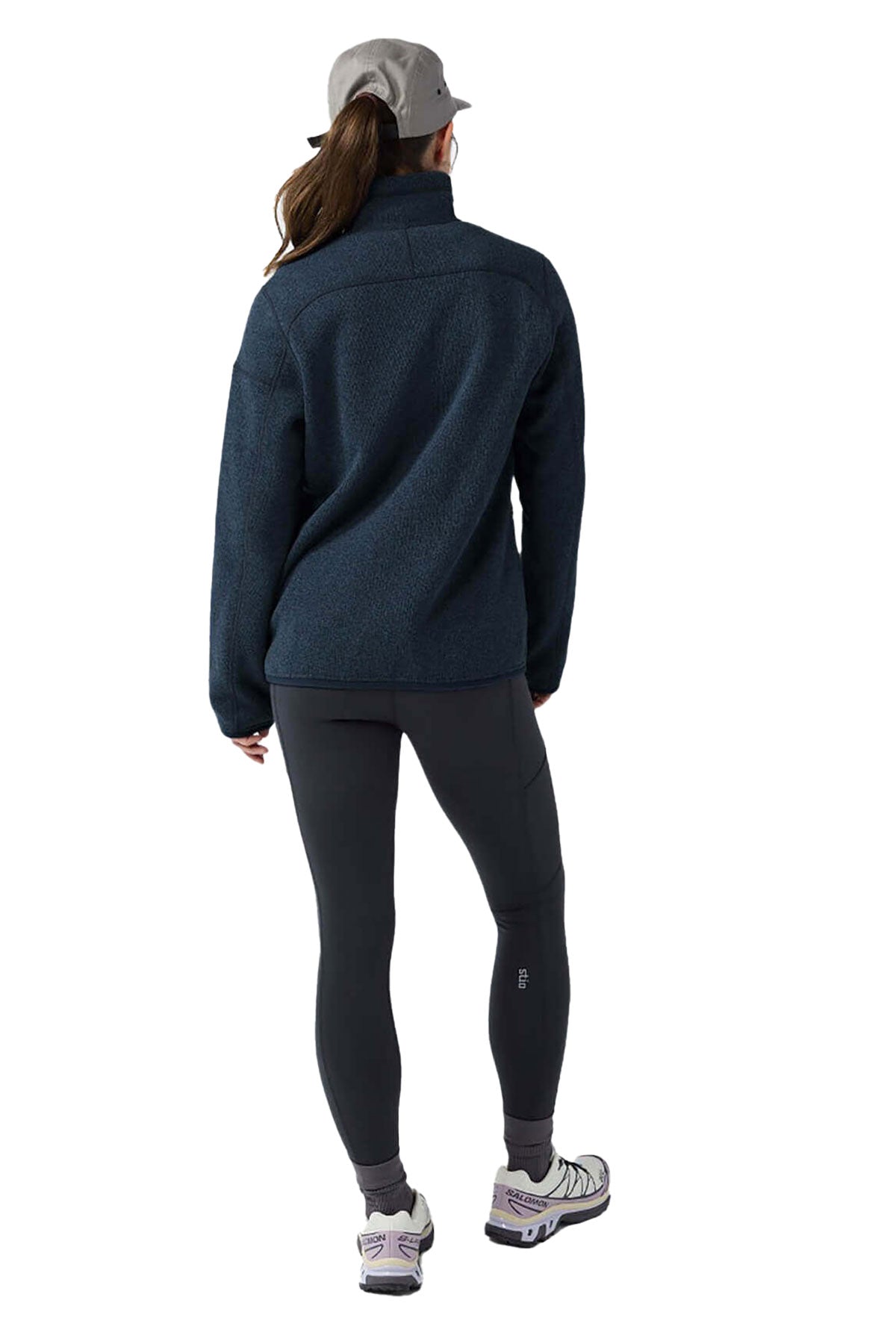 Stio Womens Sweetwater Fleece Custom Jackets, Mountain Shadow Heather