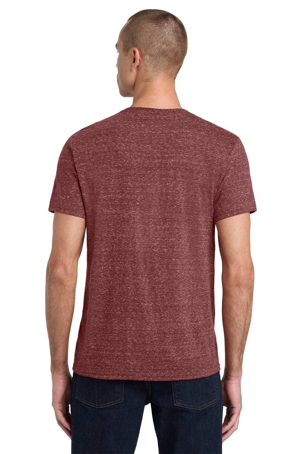 Jerzees Snow Heather Jersey T-Shirt 88M Maroon