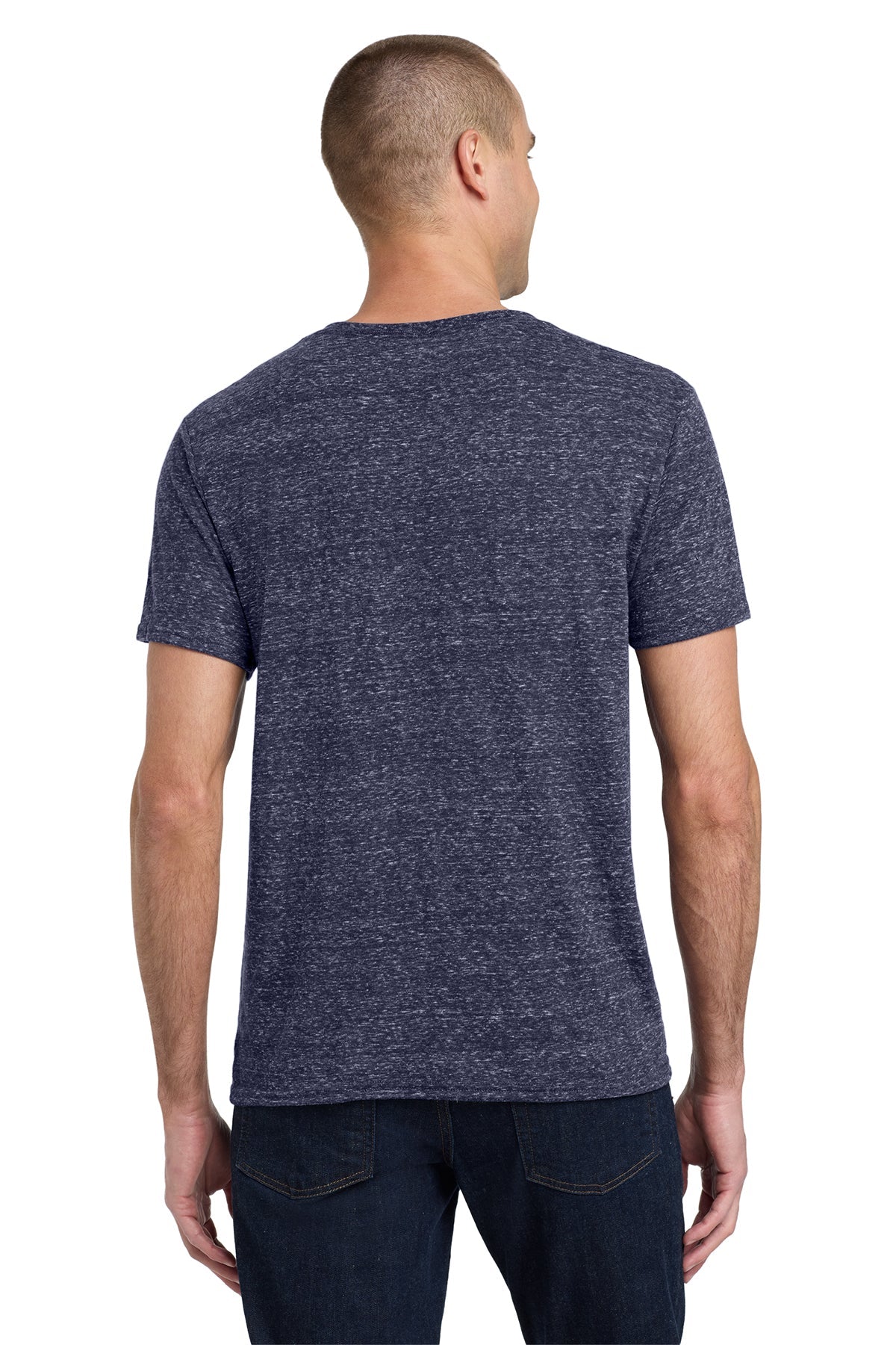 Jerzees Snow Heather Jersey T-Shirt 88M Navy