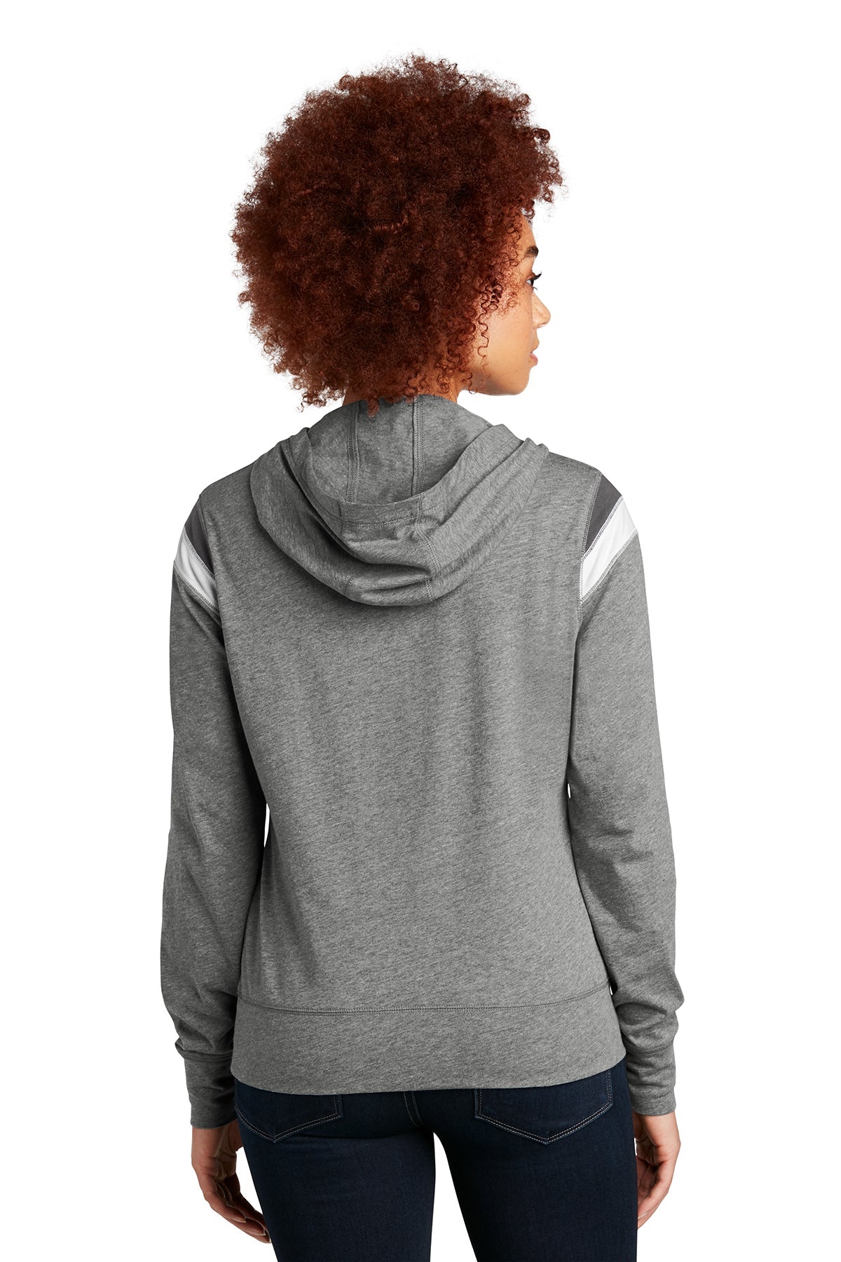New Era Ladies Heritage Custom Hoodies, Shadow Grey Heather [Sherpa LLC]