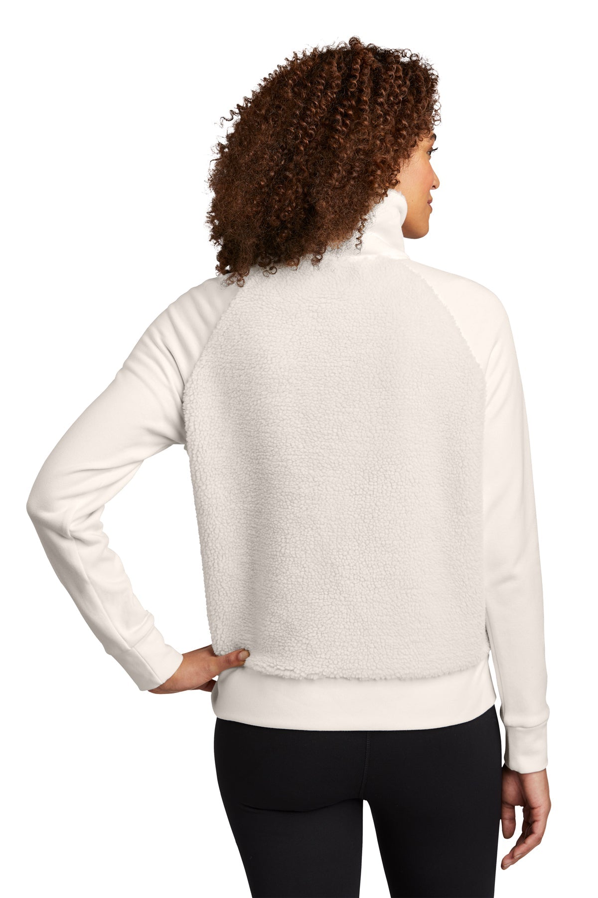 OGIO Ladies Luuma Customized Sherpa Jackets, Ivory Snow [Real8 Group]