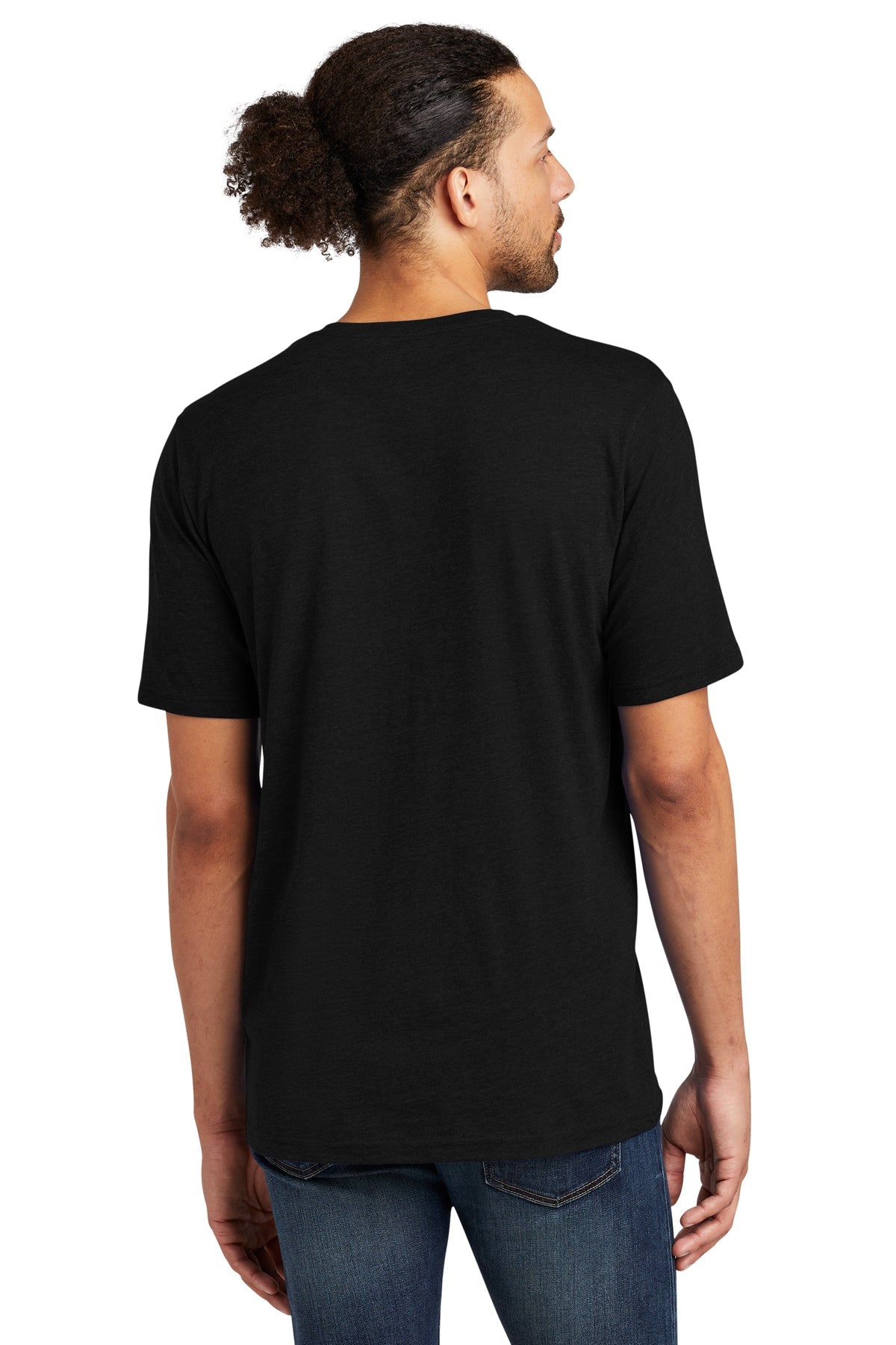 New Era Tri-Blend Custom Printed Tee's, Black Solid [Stratolaunch]