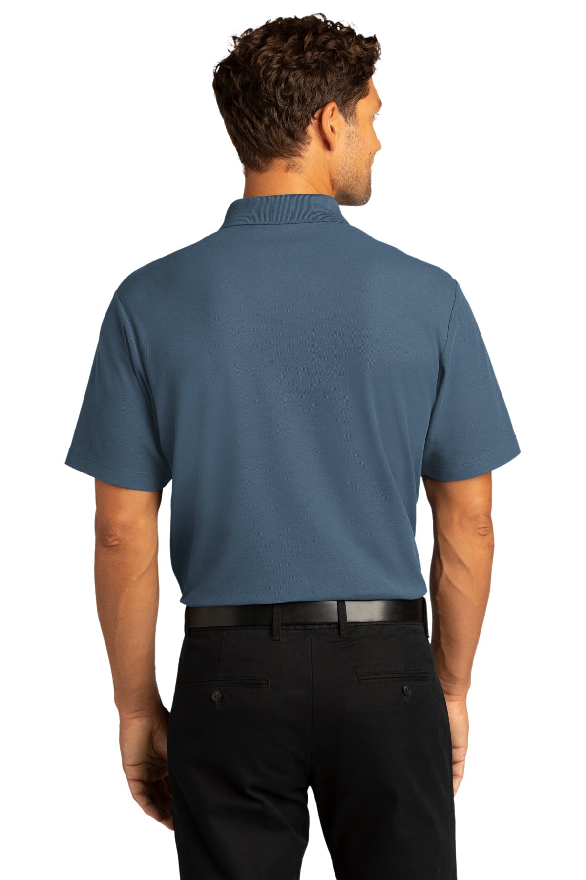 Port Authority SuperPro React Custom Polos, Regatta Blue