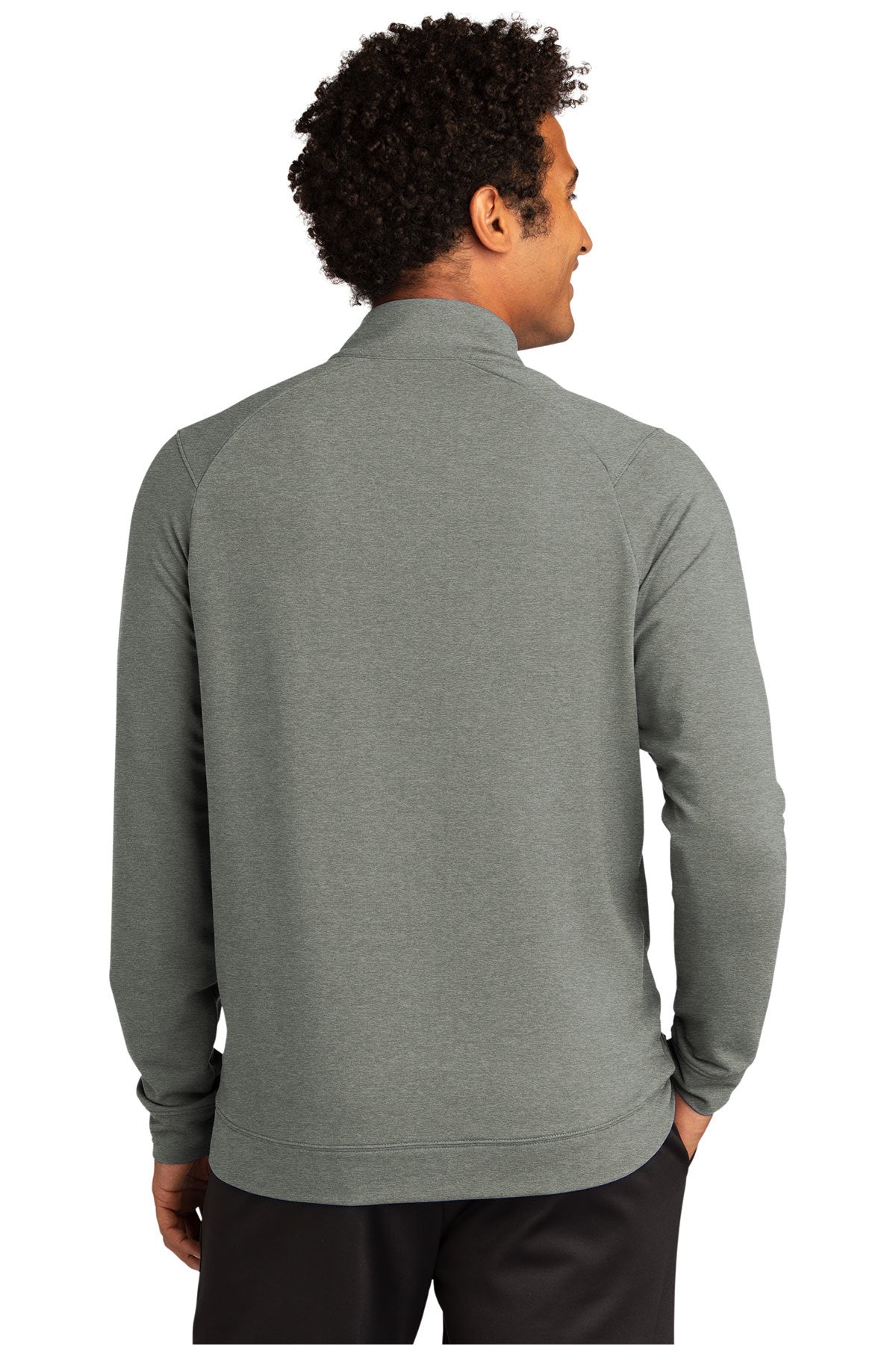 Sport-Tek Custom Sport-Wick Flex Fleece Full-Zips, Light Grey Heather