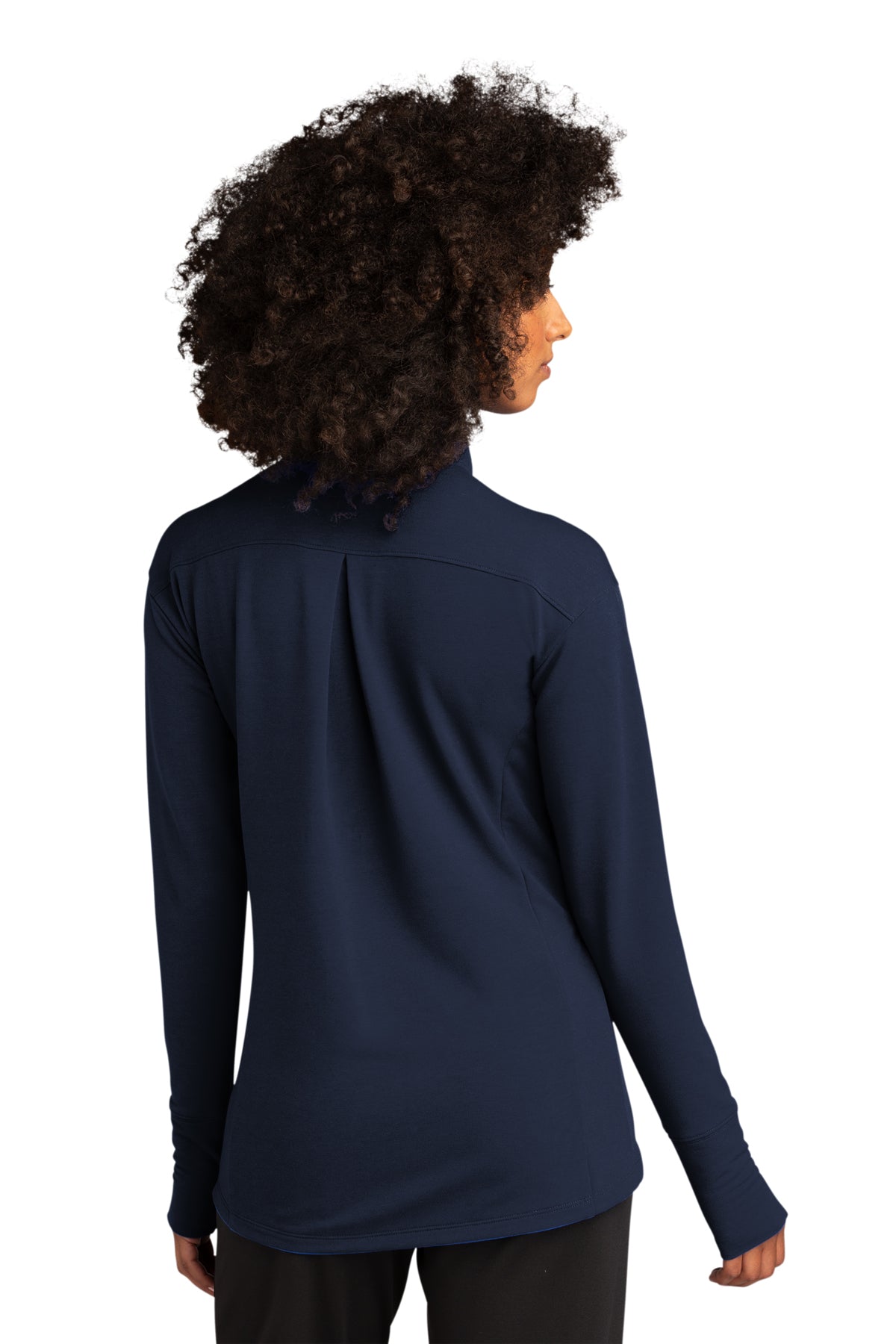 Sport-Tek Women's Custom Sport-Wick Flex Fleece Full-Zips, True Navy
