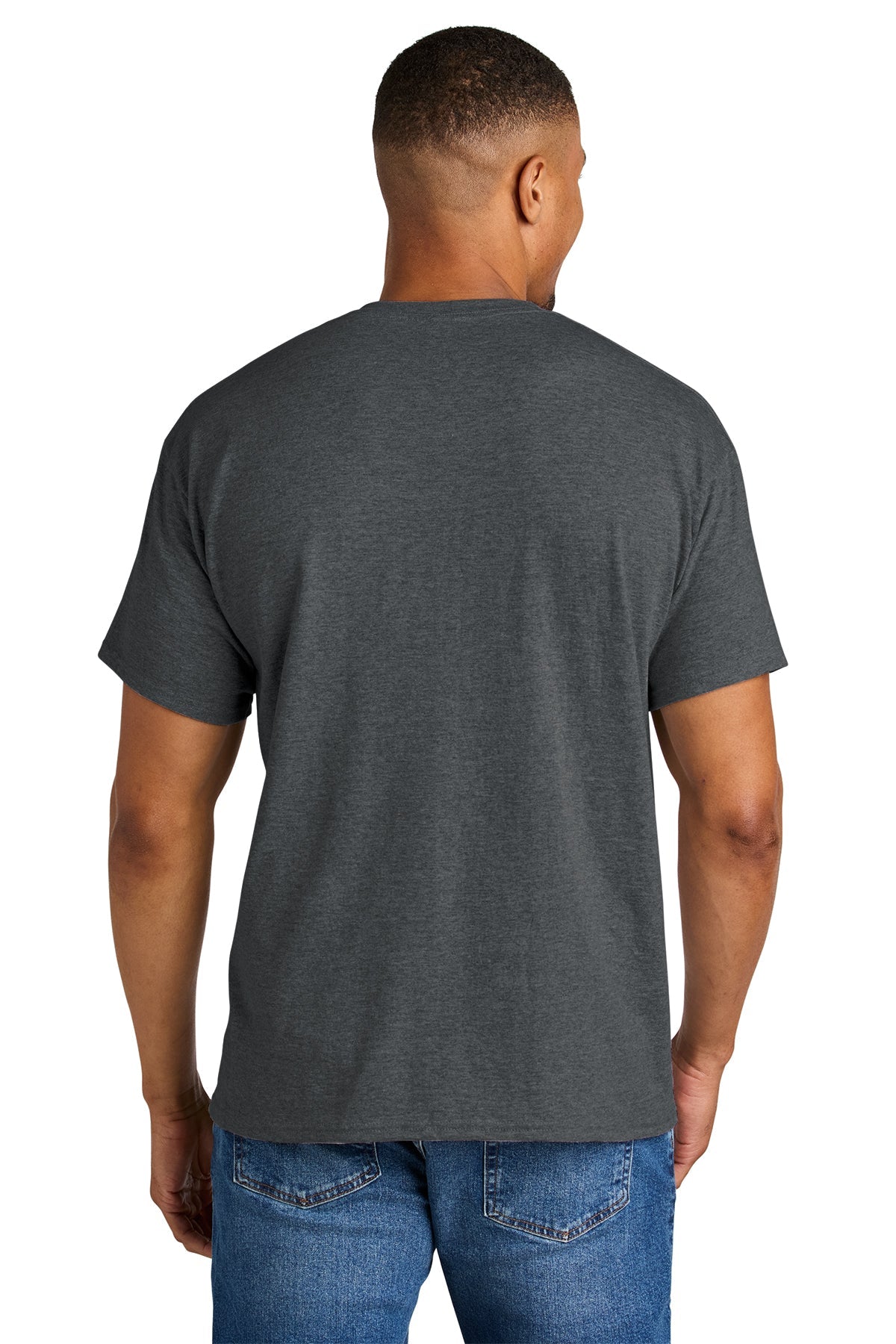 Gildan Dryblend Cotton Poly T Shirt Dark Heather [Benjamin and Company]