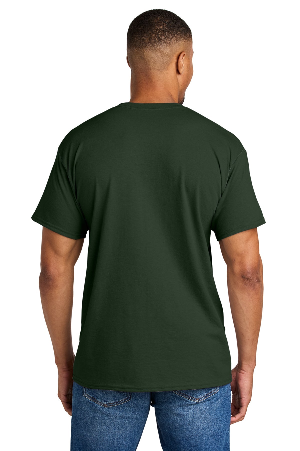 gildan dryblend cotton poly t shirt 8000 forest