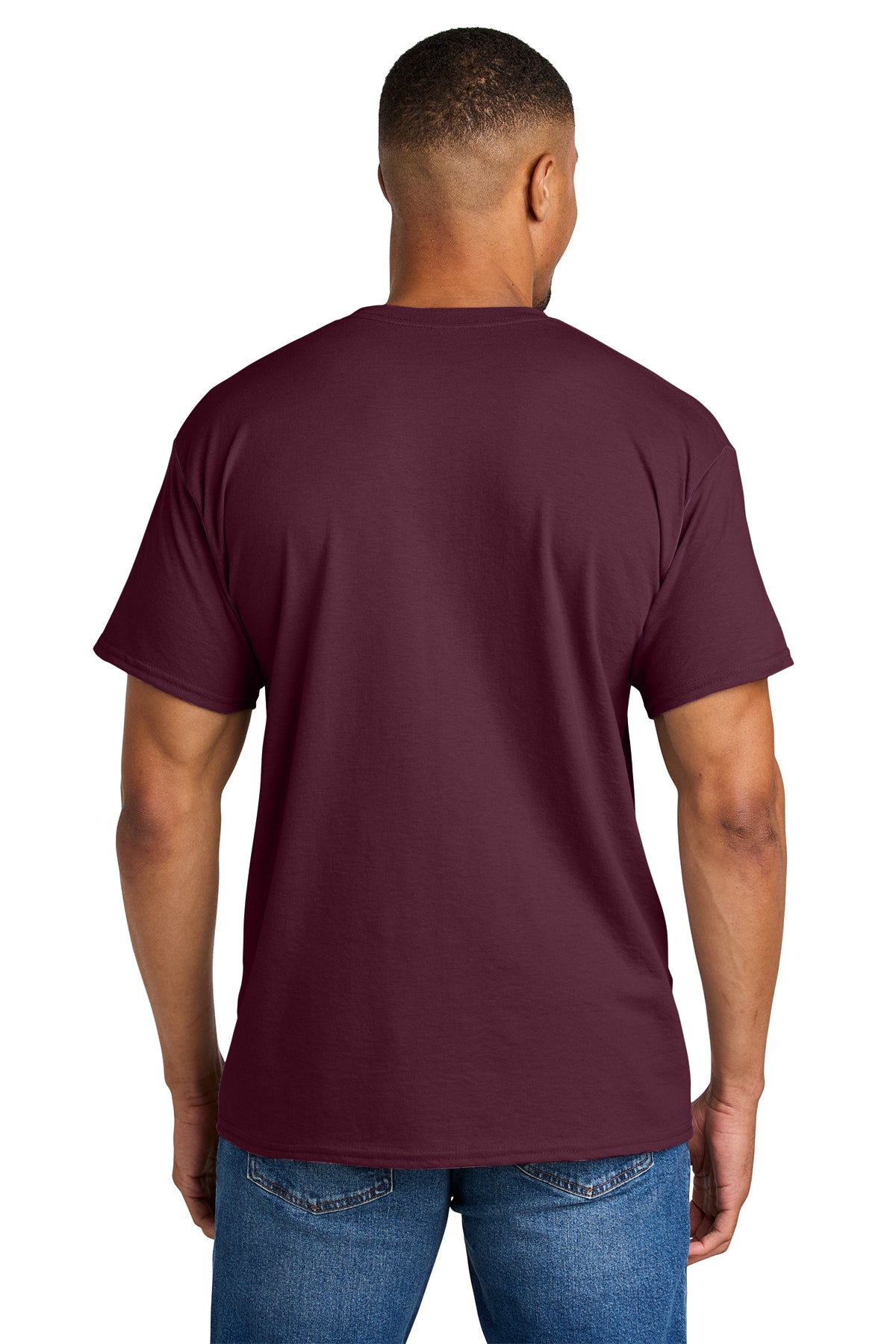 gildan dryblend cotton poly t shirt 8000 maroon