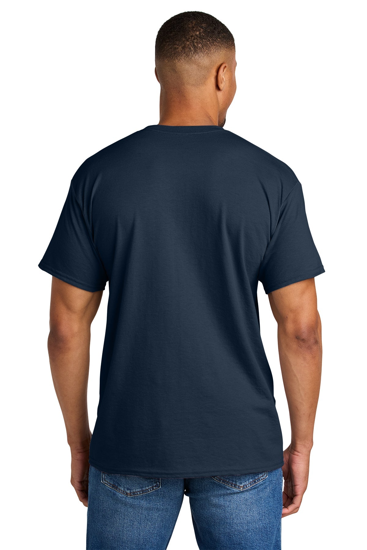 Gildan Dryblend Cotton Poly T Shirt Navy [Iowa Aluminum]