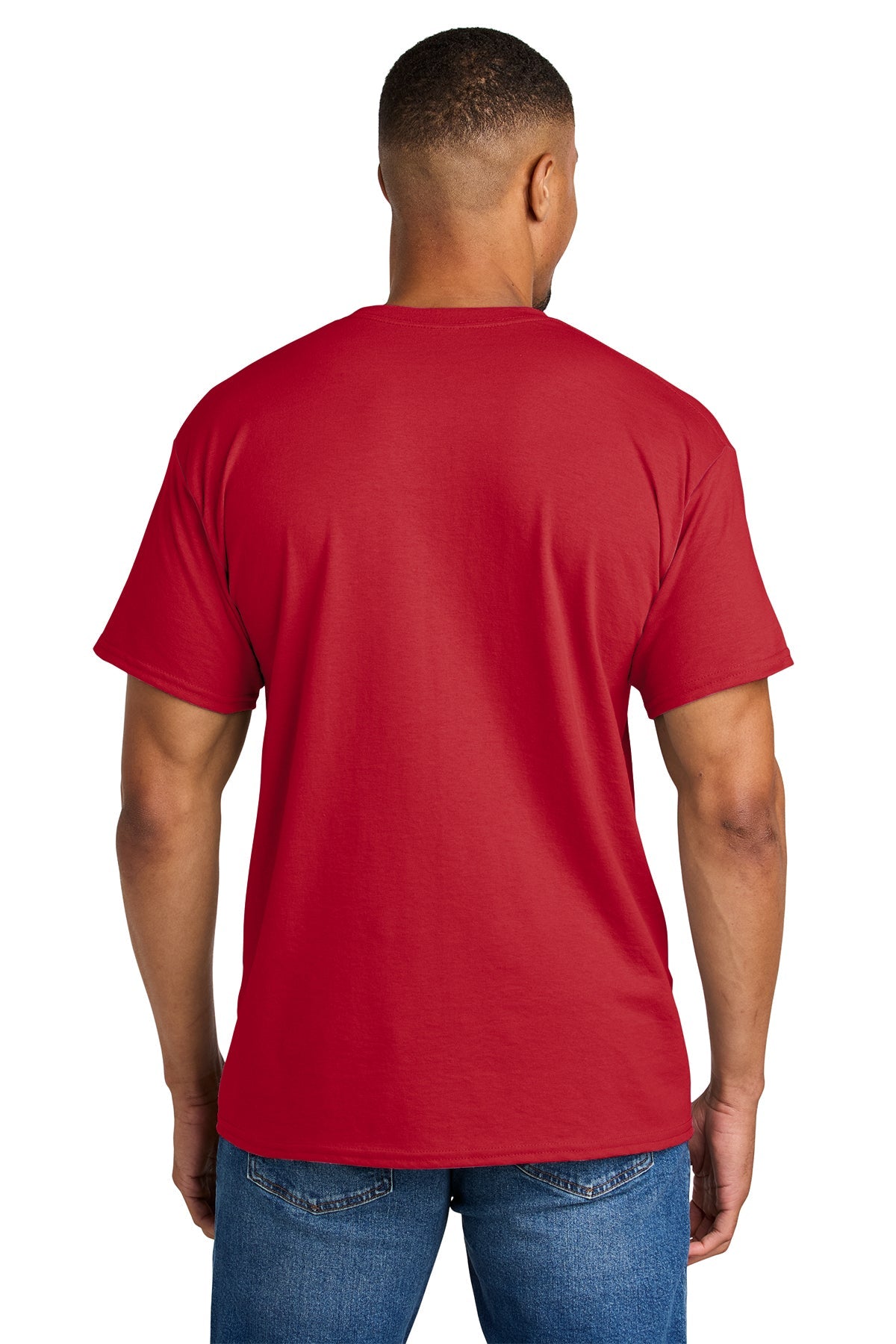 gildan dryblend cotton poly t shirt 8000 red