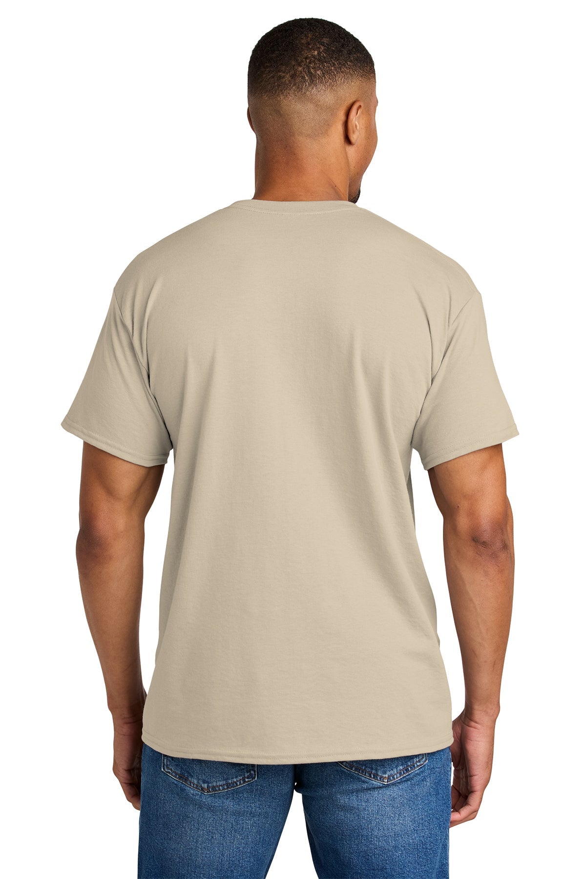 gildan dryblend cotton poly t shirt 8000 sand