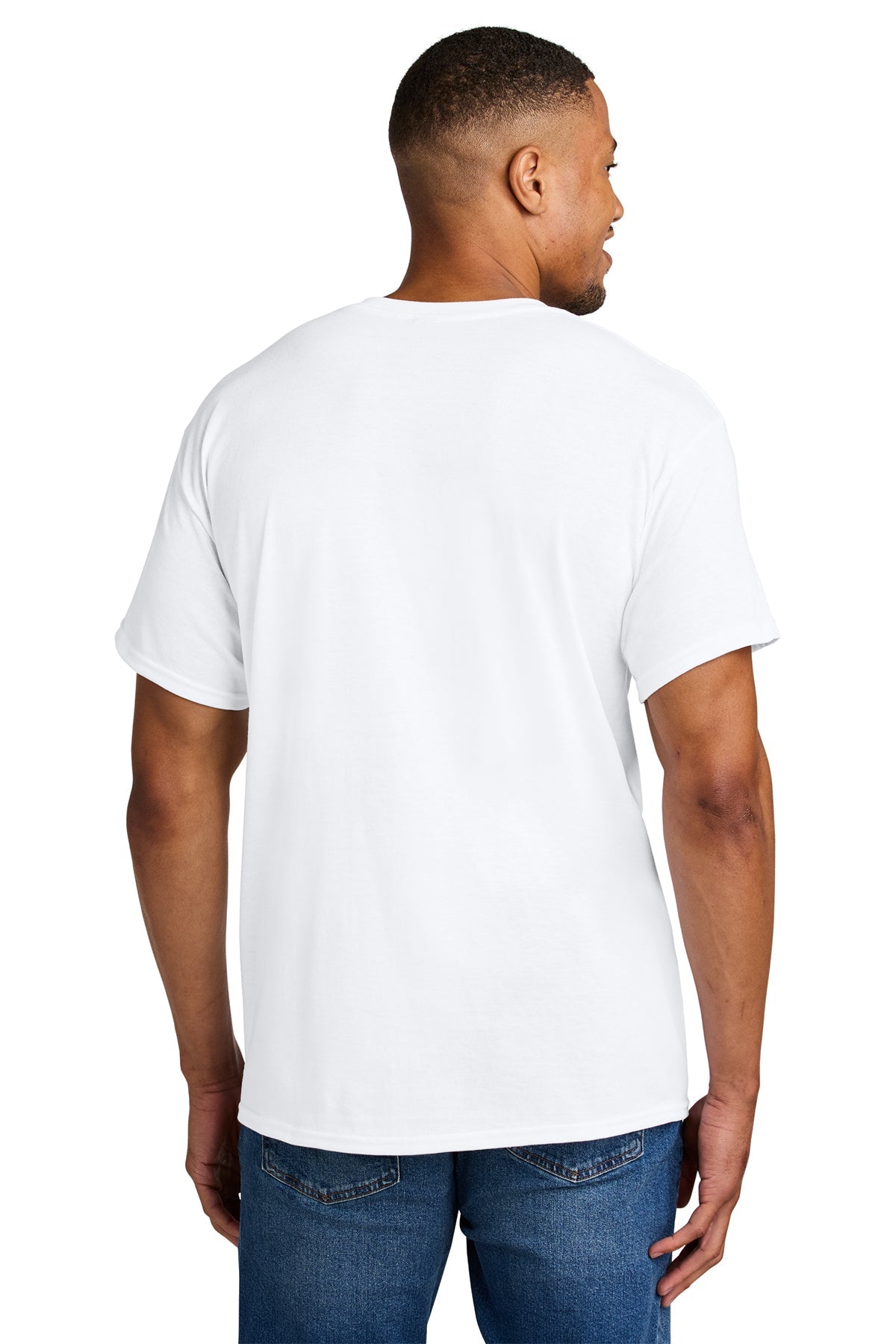 gildan dryblend cotton poly t shirt 8000 white