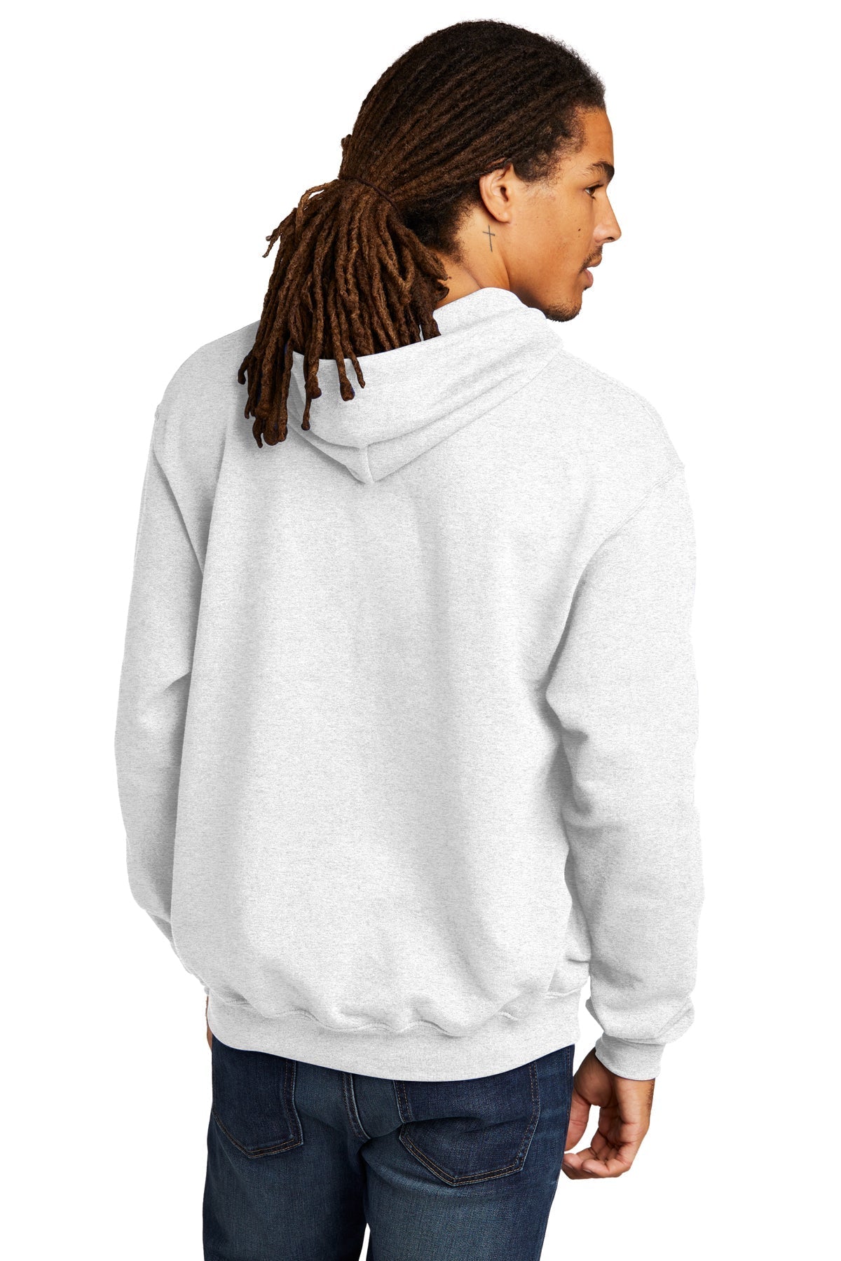 Champion Eco Fleece Pullover Hoodie, Silver Grey [Fire Solutions]