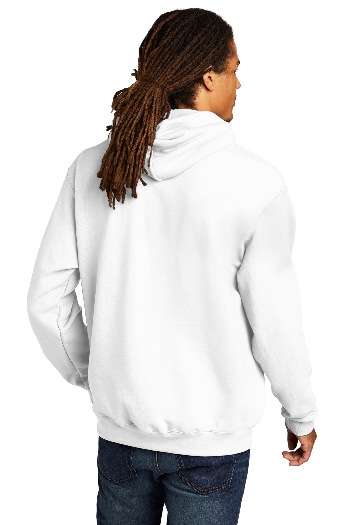 Champion Eco Fleece Pullover Hoodie, White [Fire Solutions]