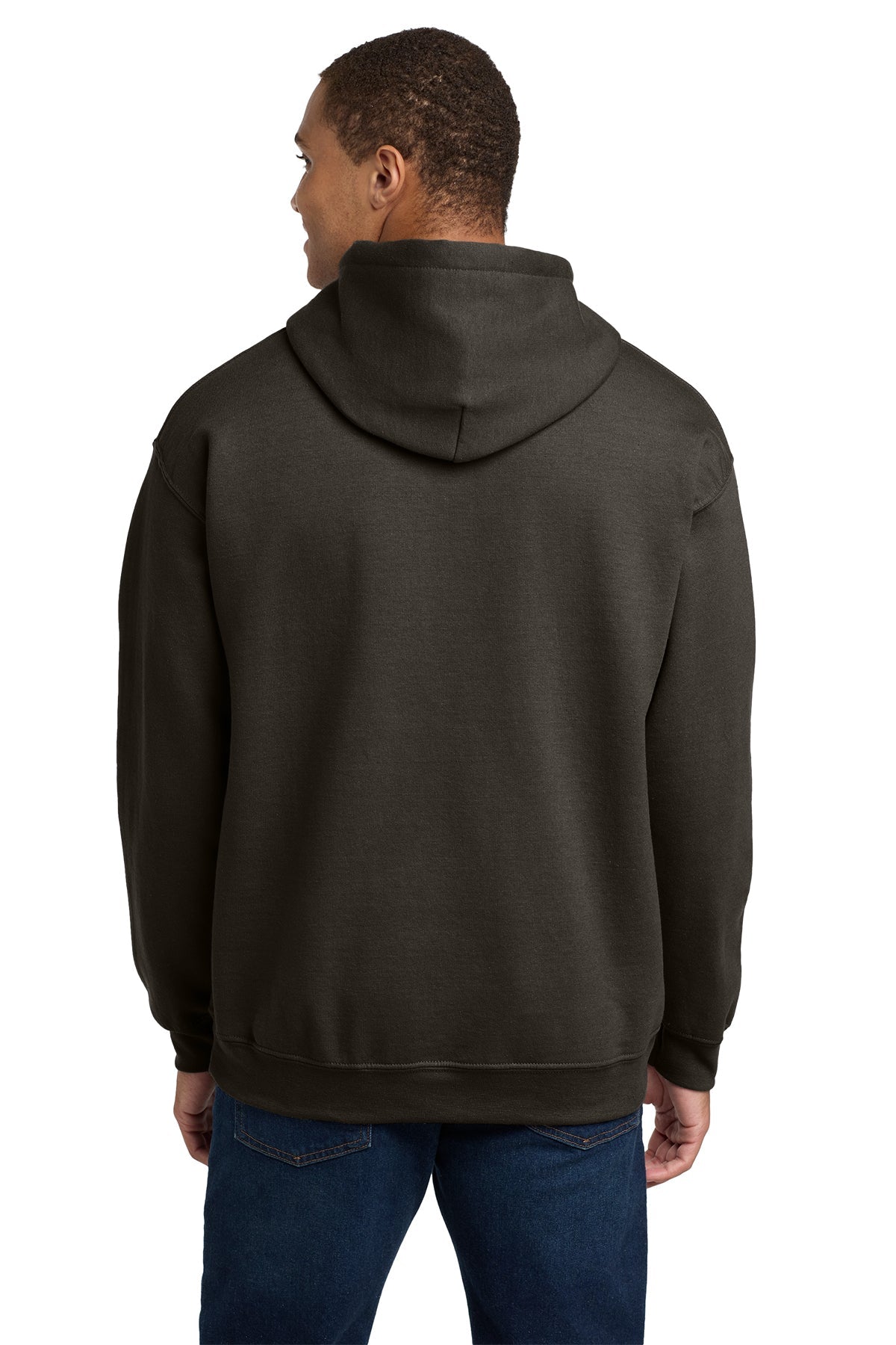 Gildan Heavy Blend Hooded Sweatshirt Dark Chocolate