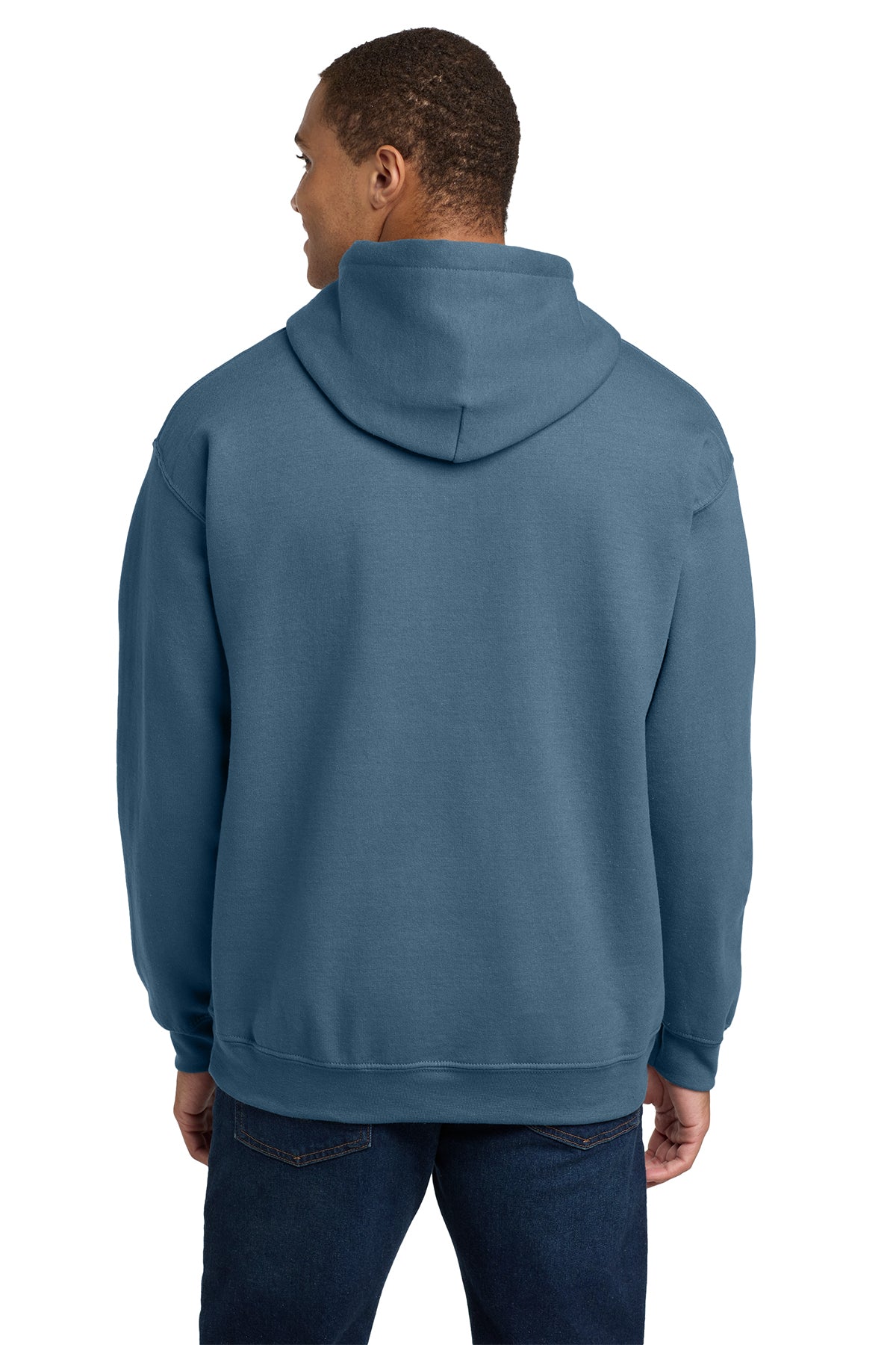 Gildan Heavy Blend Hooded Sweatshirt Indigo Blue [Gershman Mortgage]