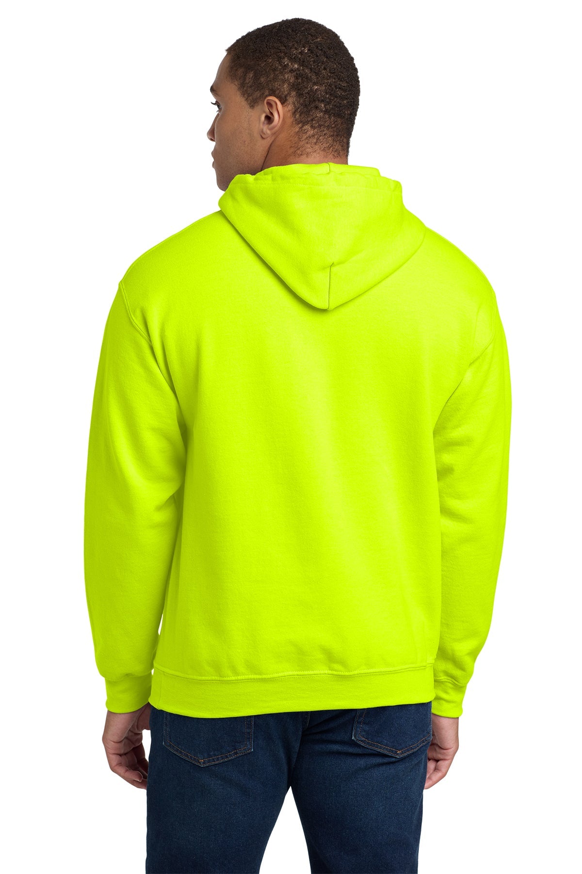 Gildan Heavy Blend Hooded Sweatshirt Safety Green