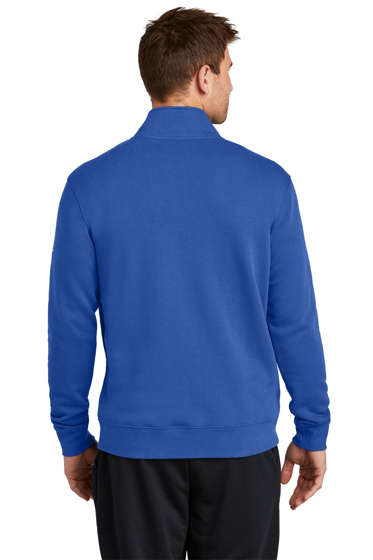 Nike Club Fleece Custom Quarter-Zips, Game Royal [Vision Electric and Systems]