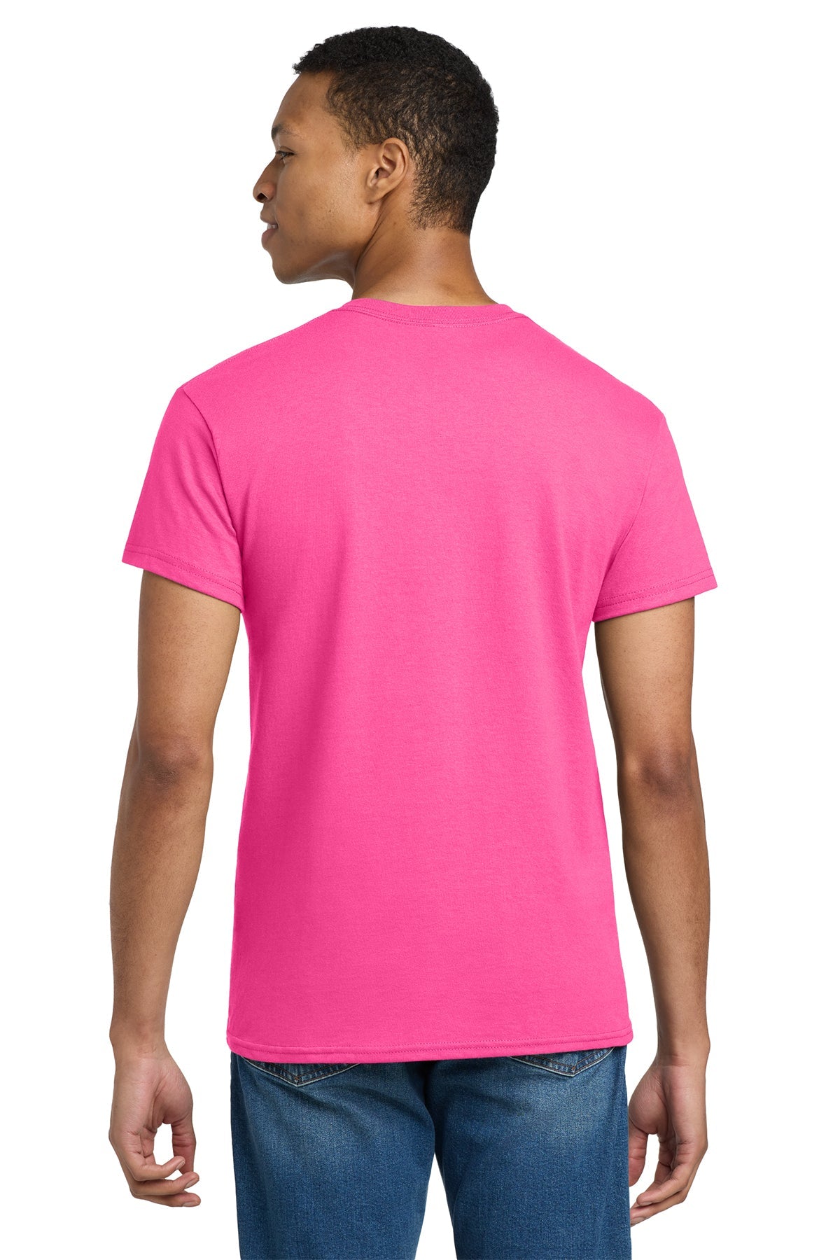 gildan ultra cotton t shirt 2000 safety pink