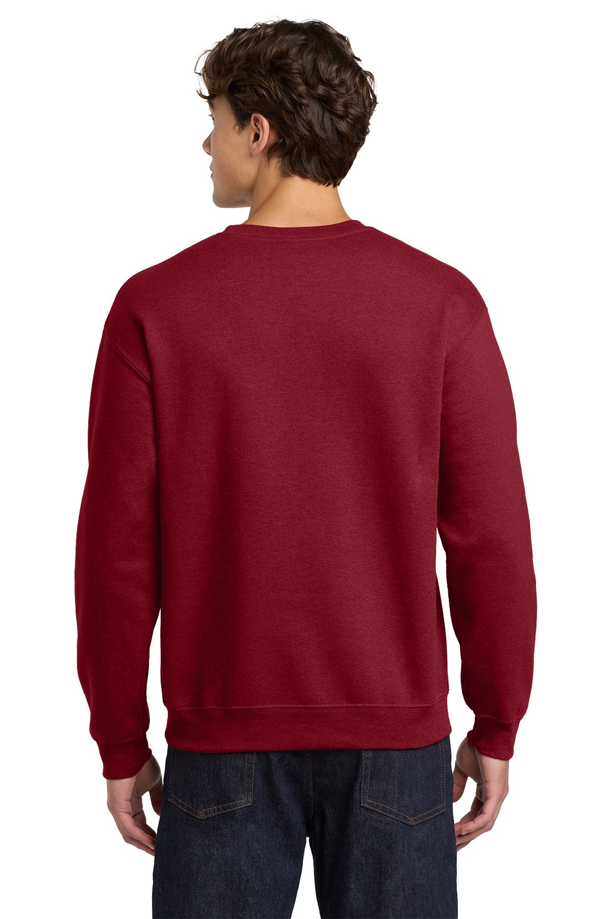 Gildan Heavy Blend Crewneck Sweatshirt Antique Cherry Red