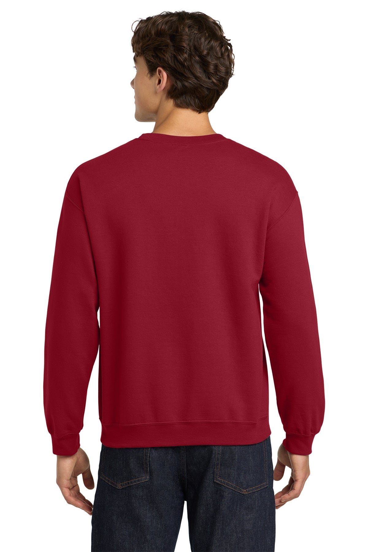 Gildan Heavy Blend Crewneck Sweatshirt Cherry Red