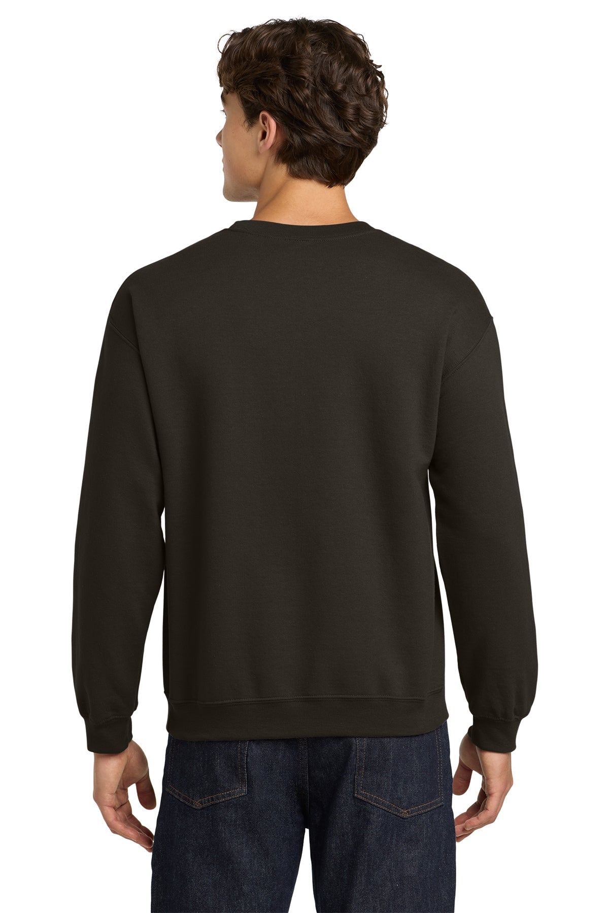 Gildan Heavy Blend Crewneck Sweatshirt Dark Chocolate