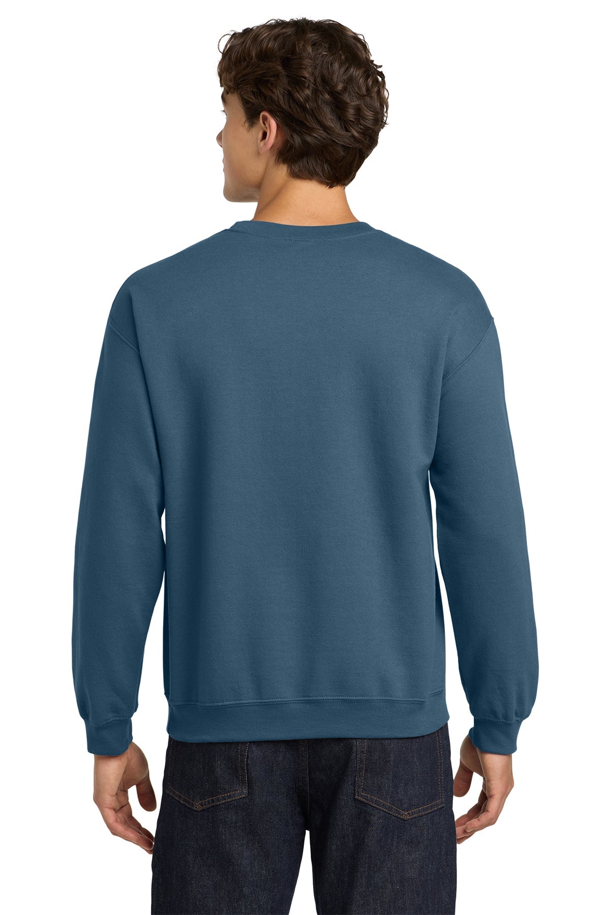 Gildan Heavy Blend Crewneck Sweatshirt Indigo Blue [Glazing Solutions]