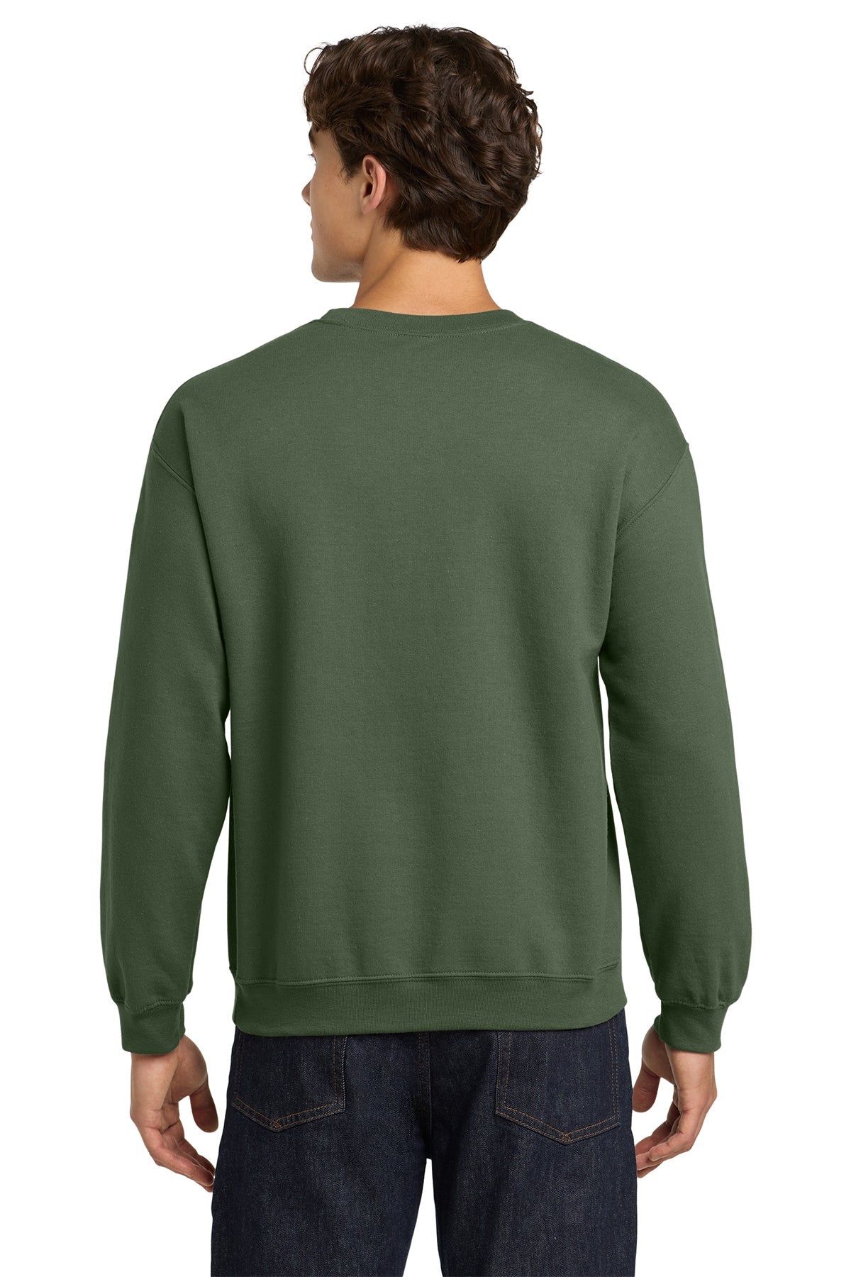 Gildan Heavy Blend Crewneck Sweatshirt Military Green