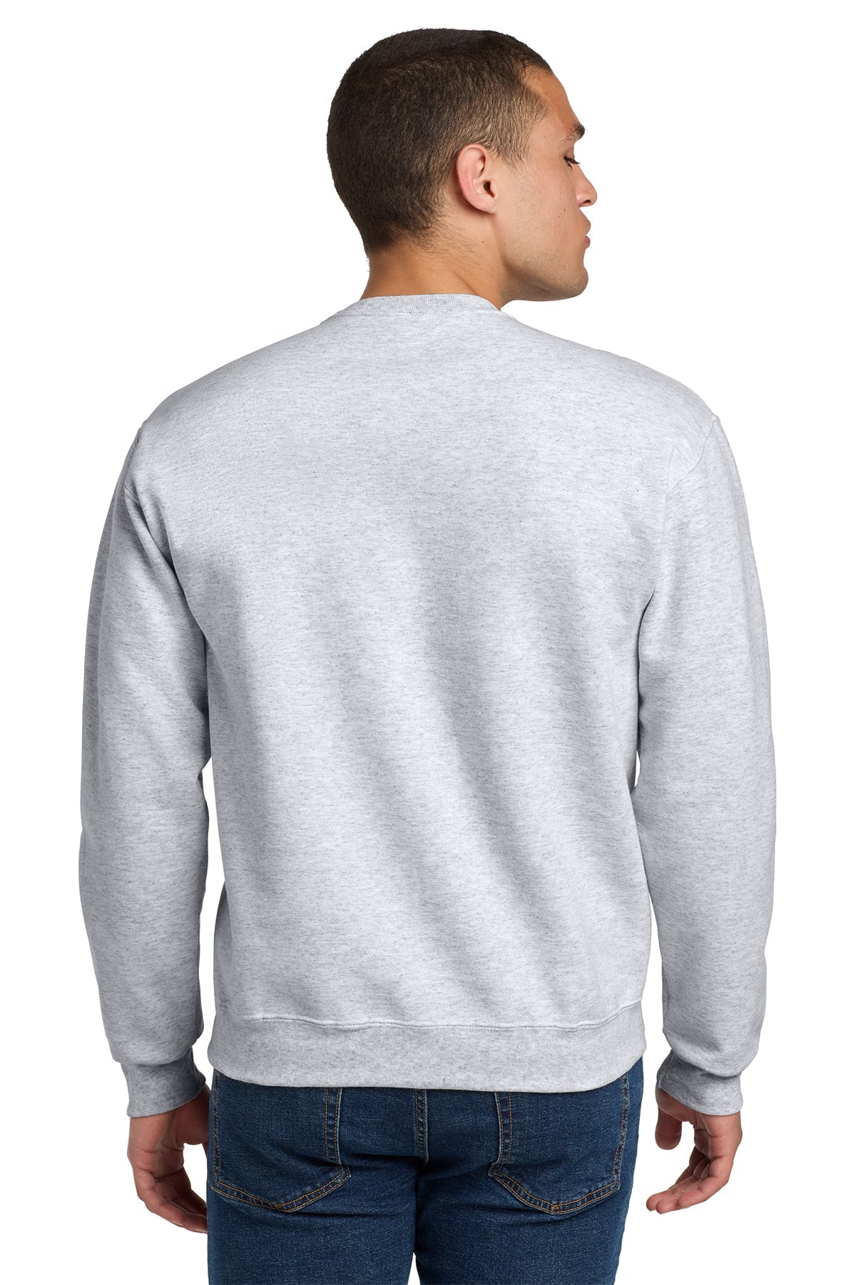 Jerzees Super Sweats NuBlend Crewneck Sweatshirt 4662M Ash