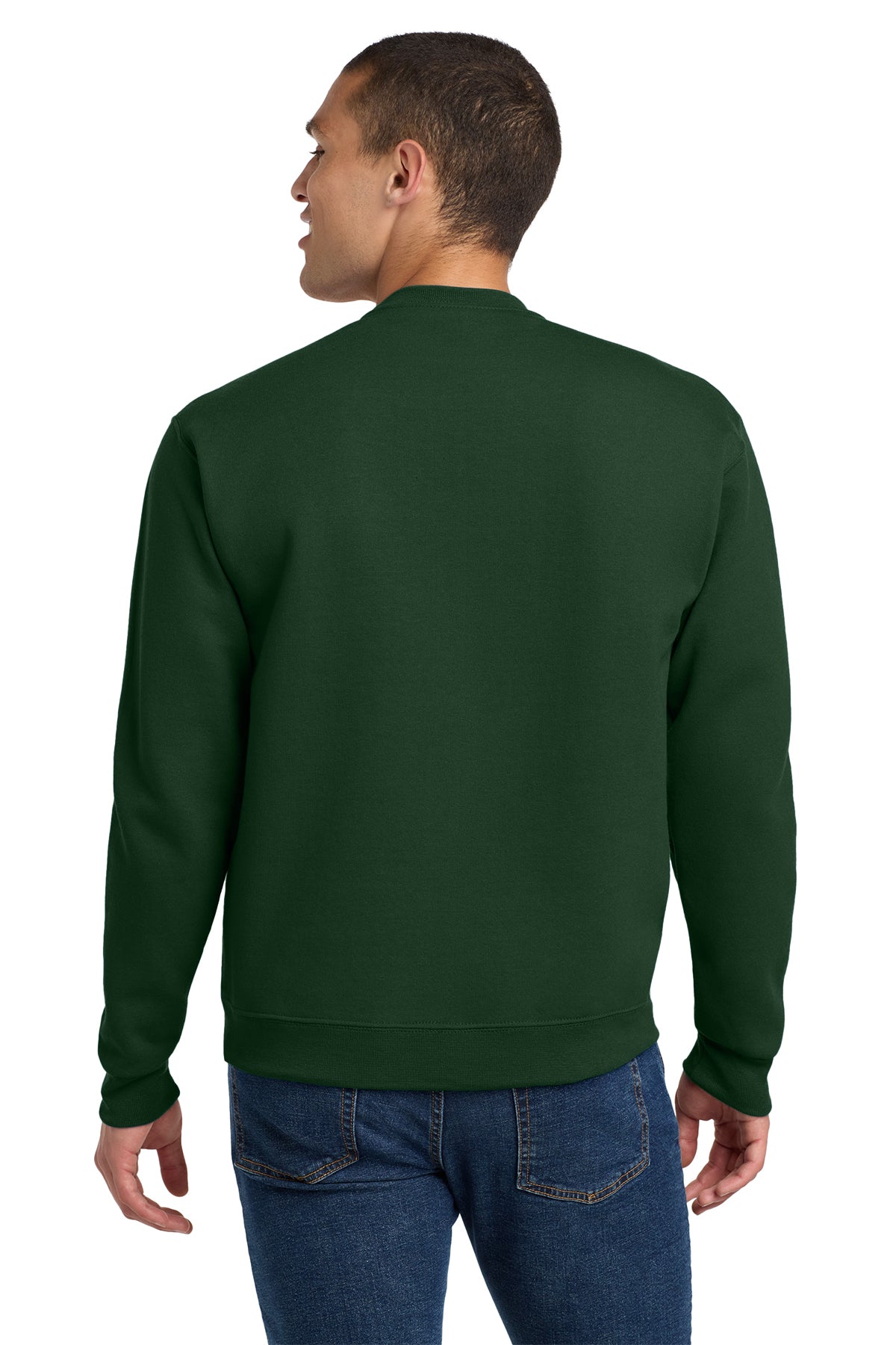 Jerzees Super Sweats NuBlend Crewneck Sweatshirt 4662M Forest Green