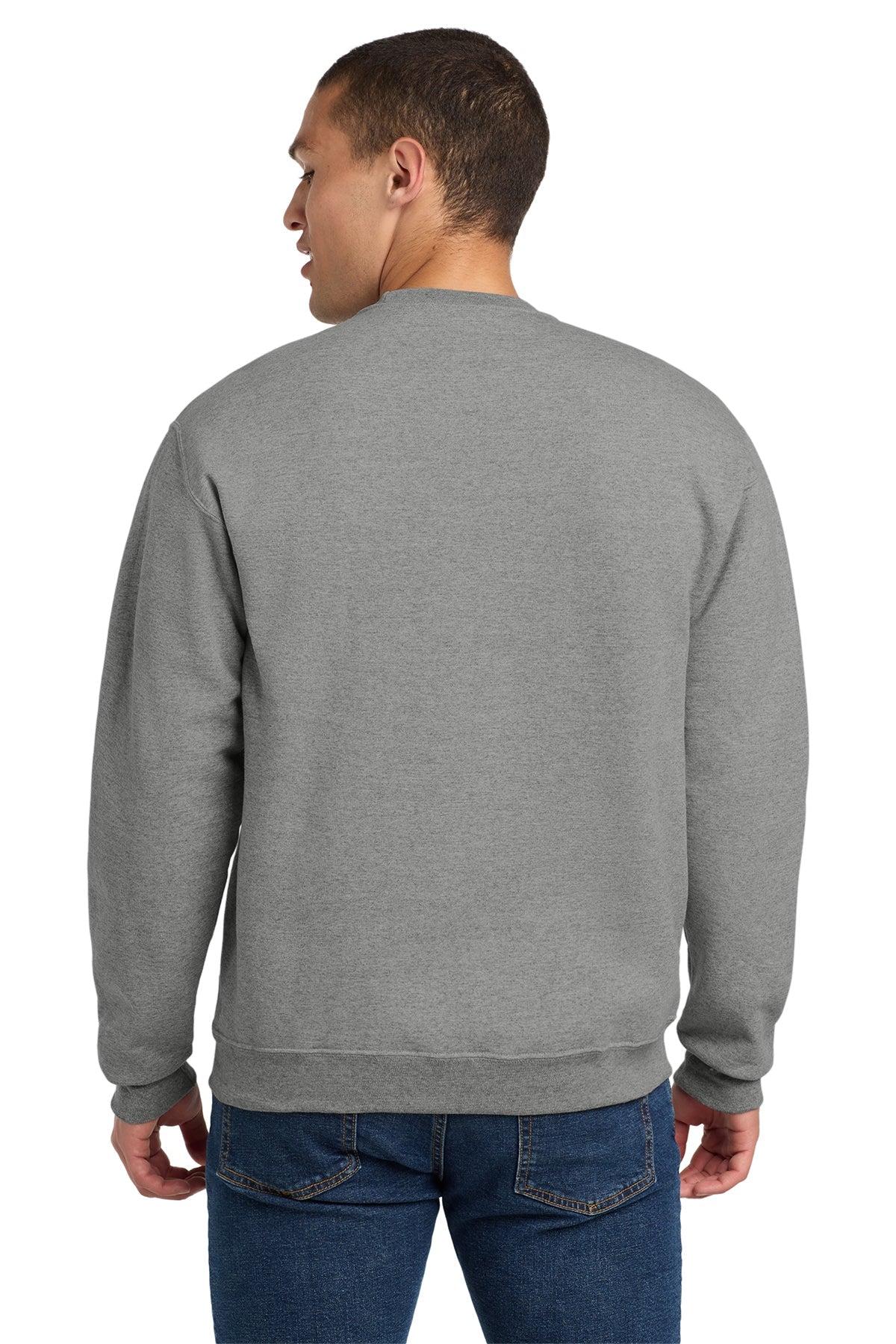 Jerzees Super Sweats NuBlend Crewneck Sweatshirt 4662M Oxford