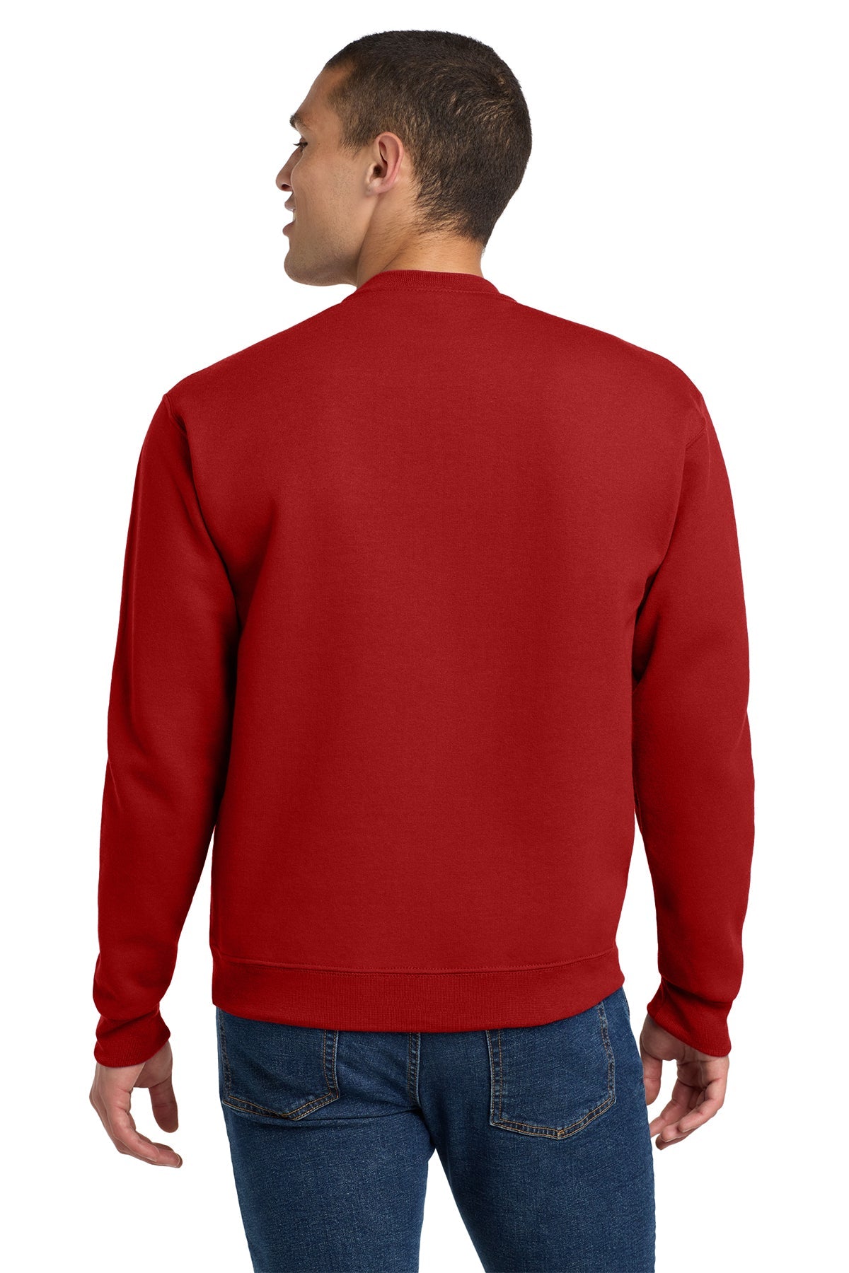 Jerzees Super Sweats NuBlend Crewneck Sweatshirt 4662M True Red