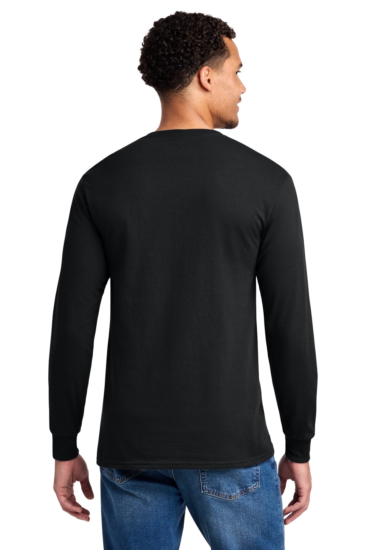 Jerzees Dri-Power 50/50 Cotton/Poly Long Sleeve T-Shirt 29LS Black