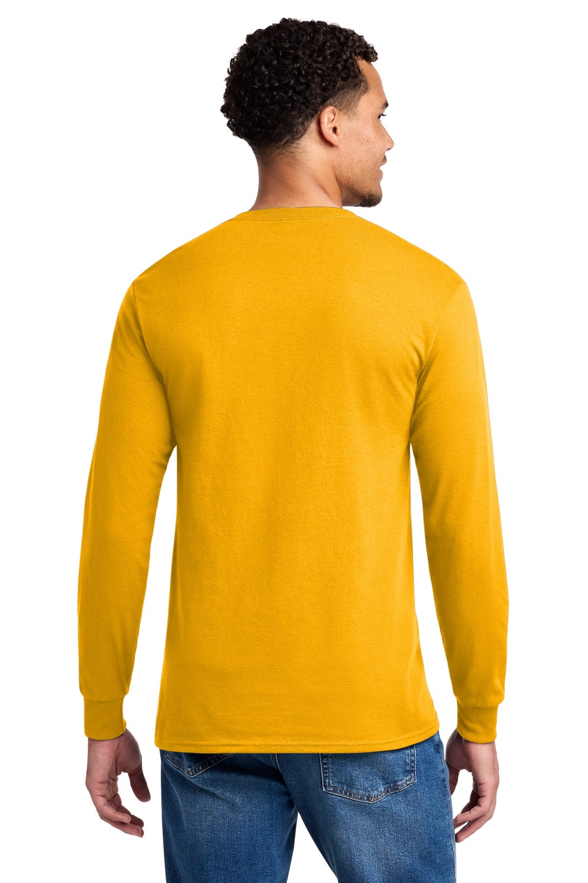 Jerzees Dri-Power 50/50 Cotton/Poly Long Sleeve T-Shirt 29LS Gold