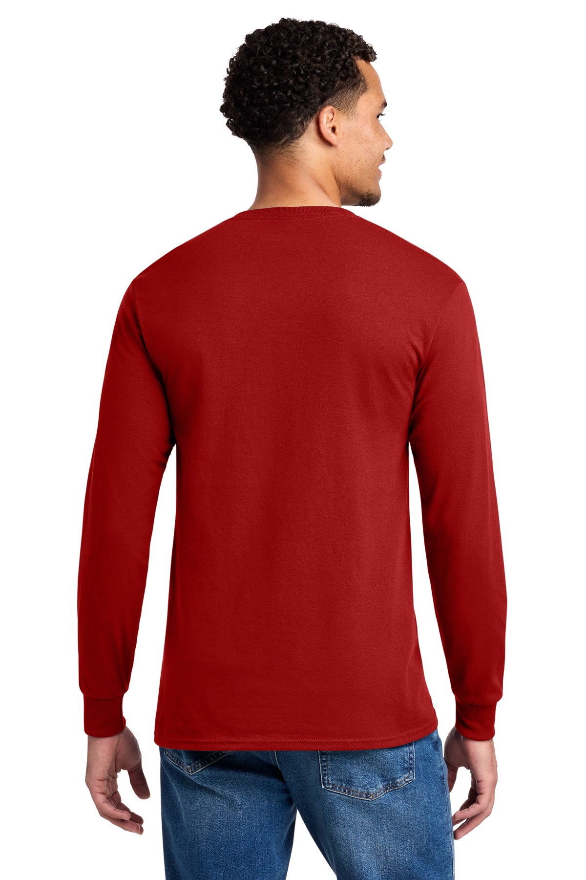 Jerzees Dri-Power 50/50 Cotton/Poly Long Sleeve T-Shirt 29LS True Red
