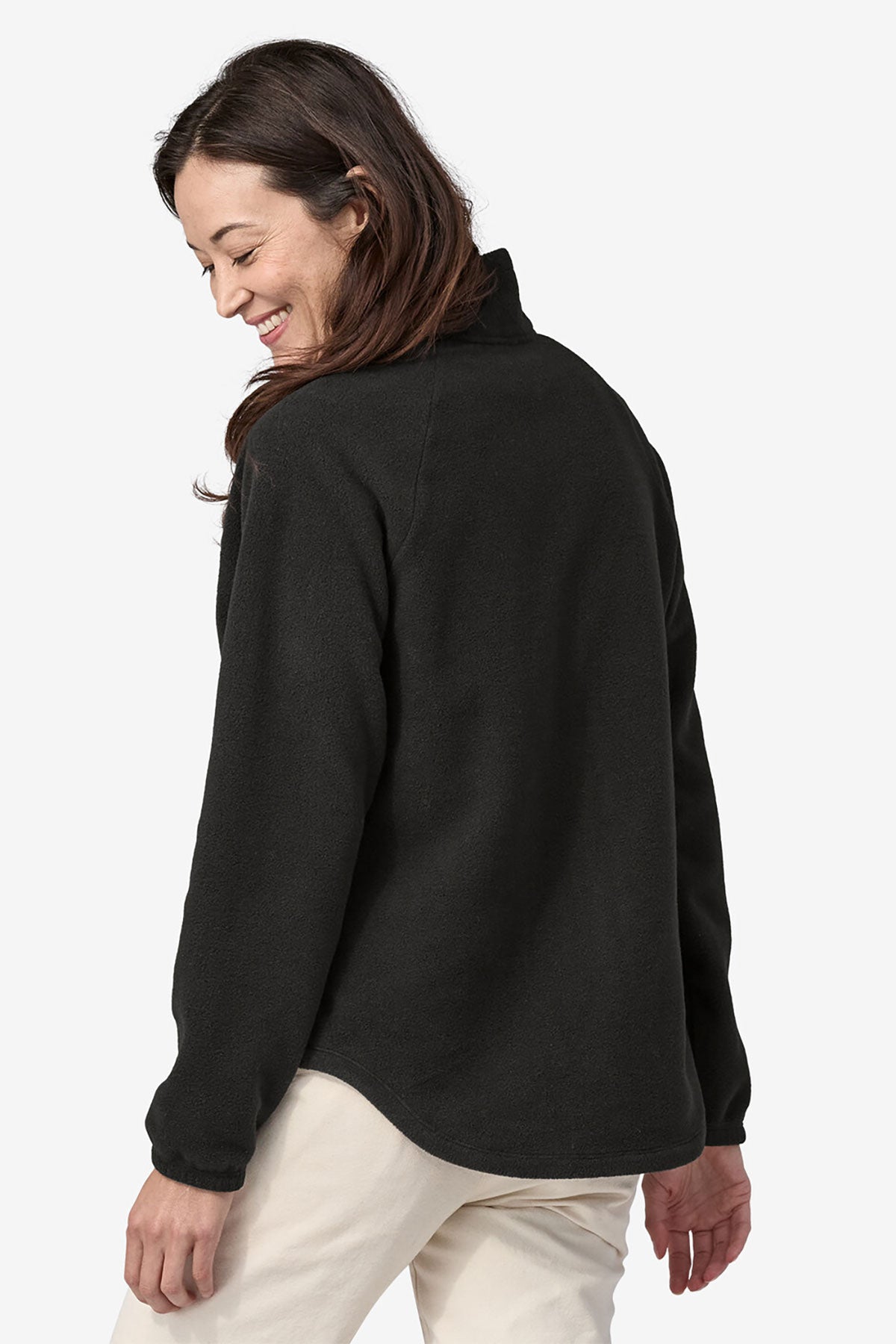 Patagonia Womens Classic Microdini Custom Jackets, Black [Executive Construction]