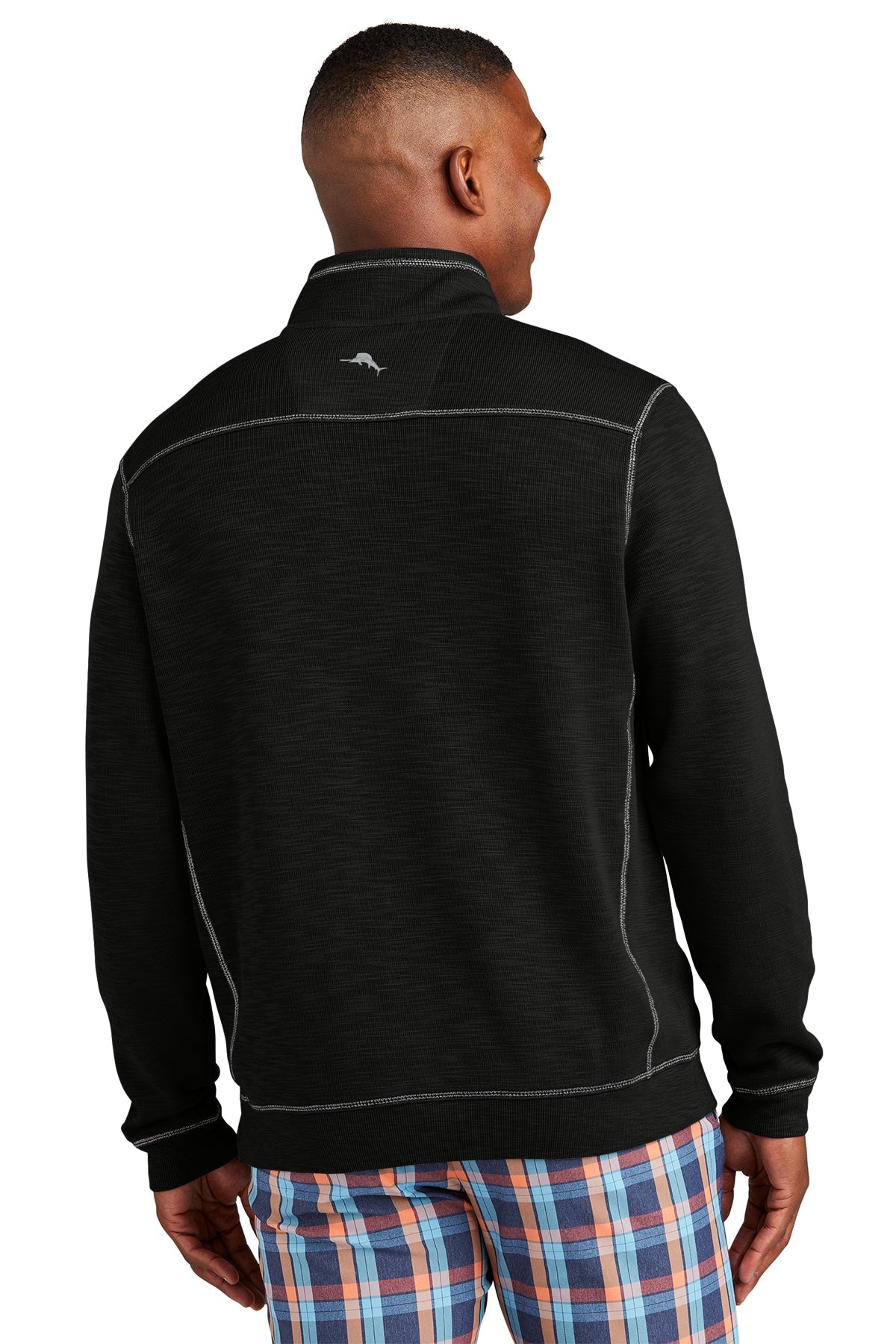 Custom Tommy Bahama Tobago Bay Quarter Zip ST226342TB Black