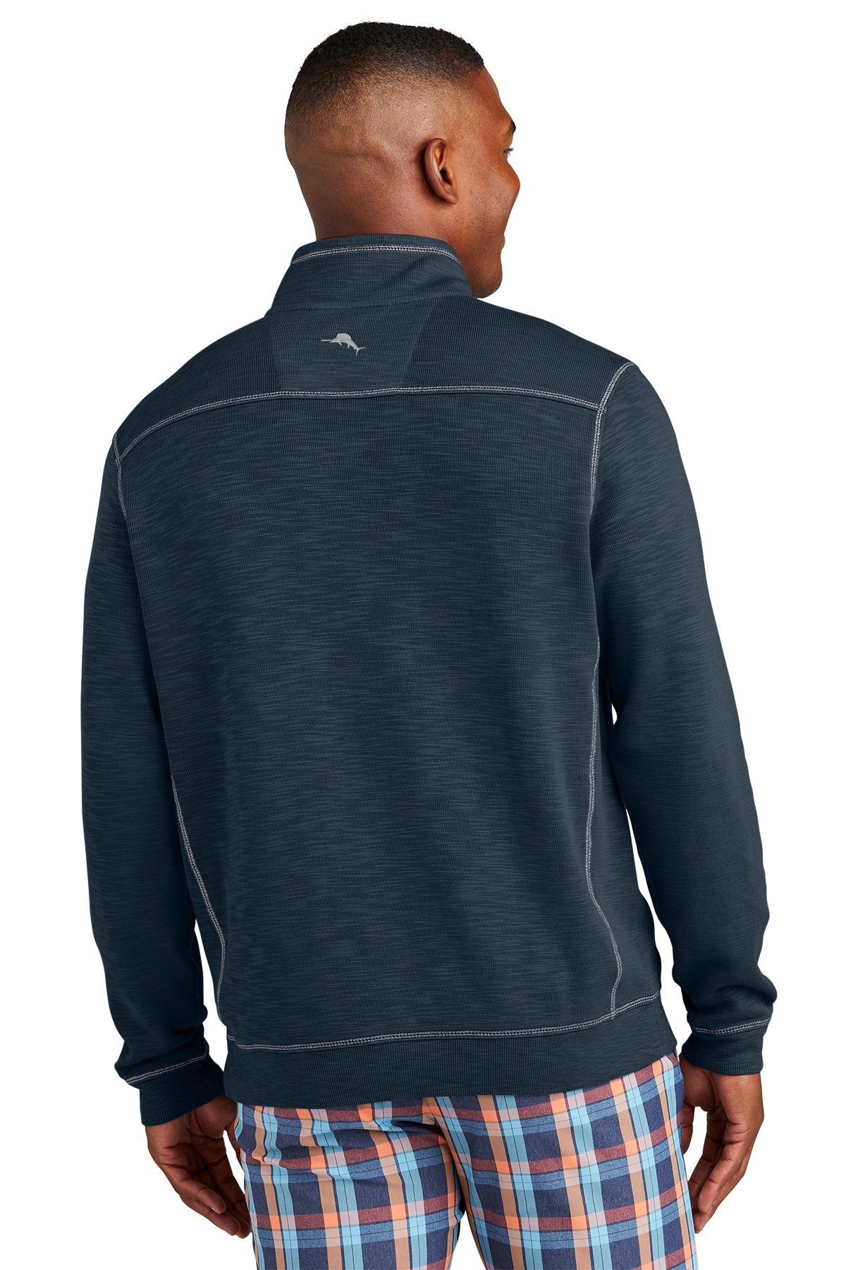 Custom Tommy Bahama Tobago Bay Quarter Zip ST226342TB Blue Note