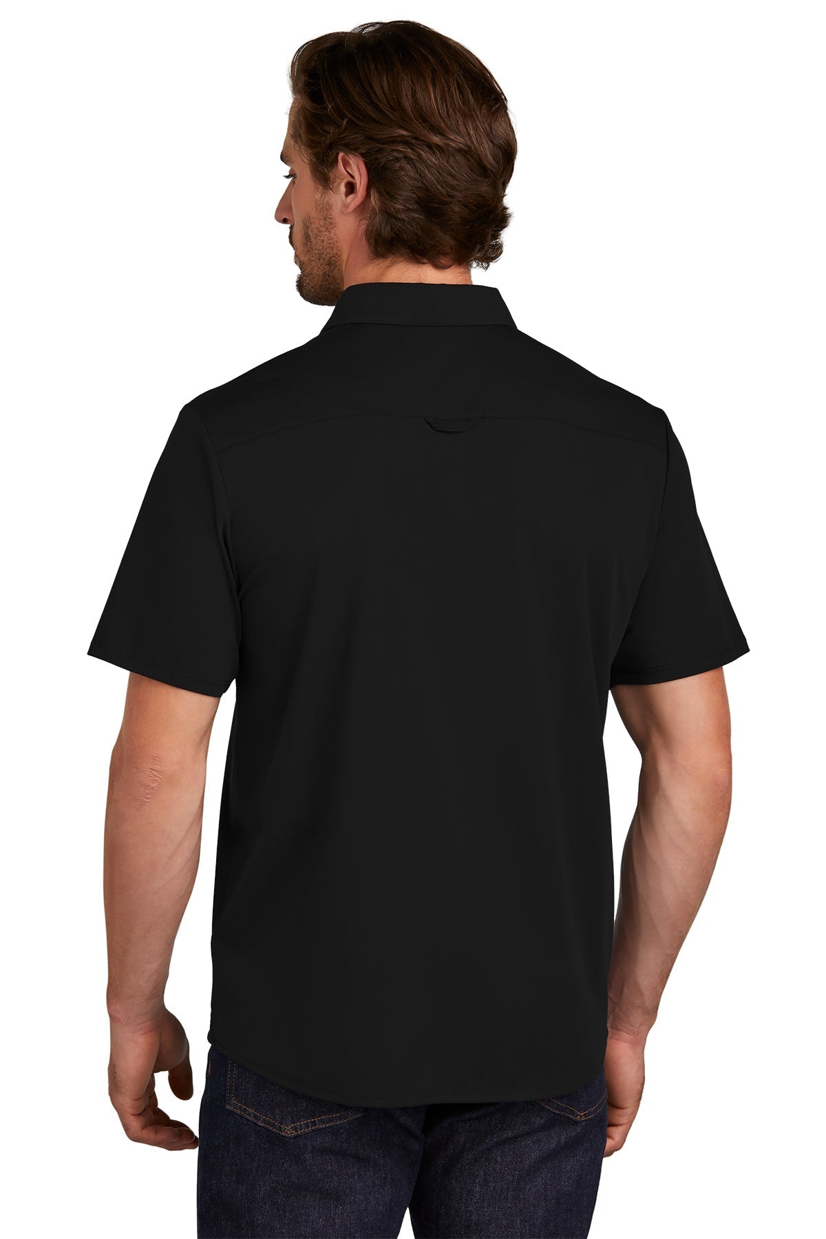 OGIO Extend Short Sleeve Custom Button Downs, Blacktop [Glazing Solutions]