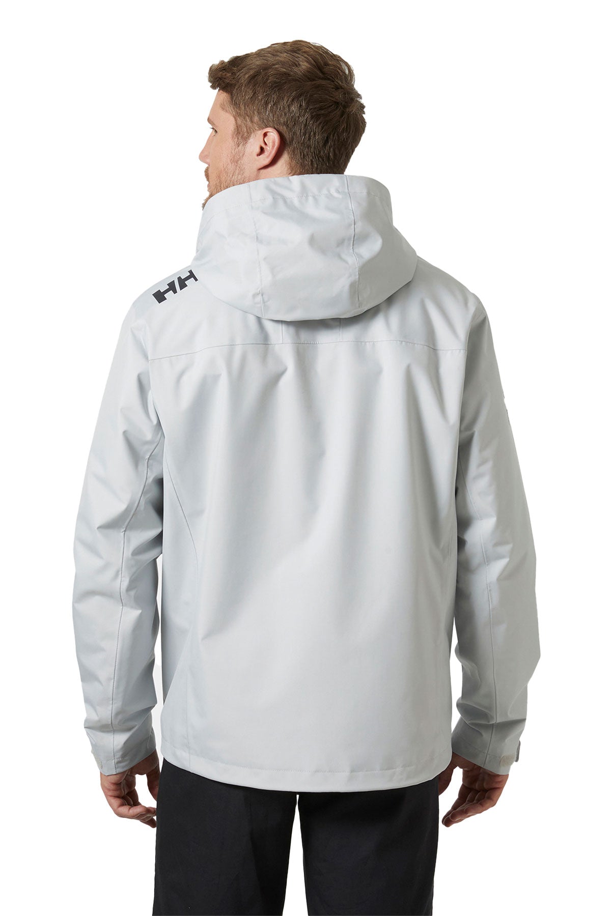 Helly Hansen Mens Crew Hooded Midlayer Custom Jackets 2.0, Grey Fog