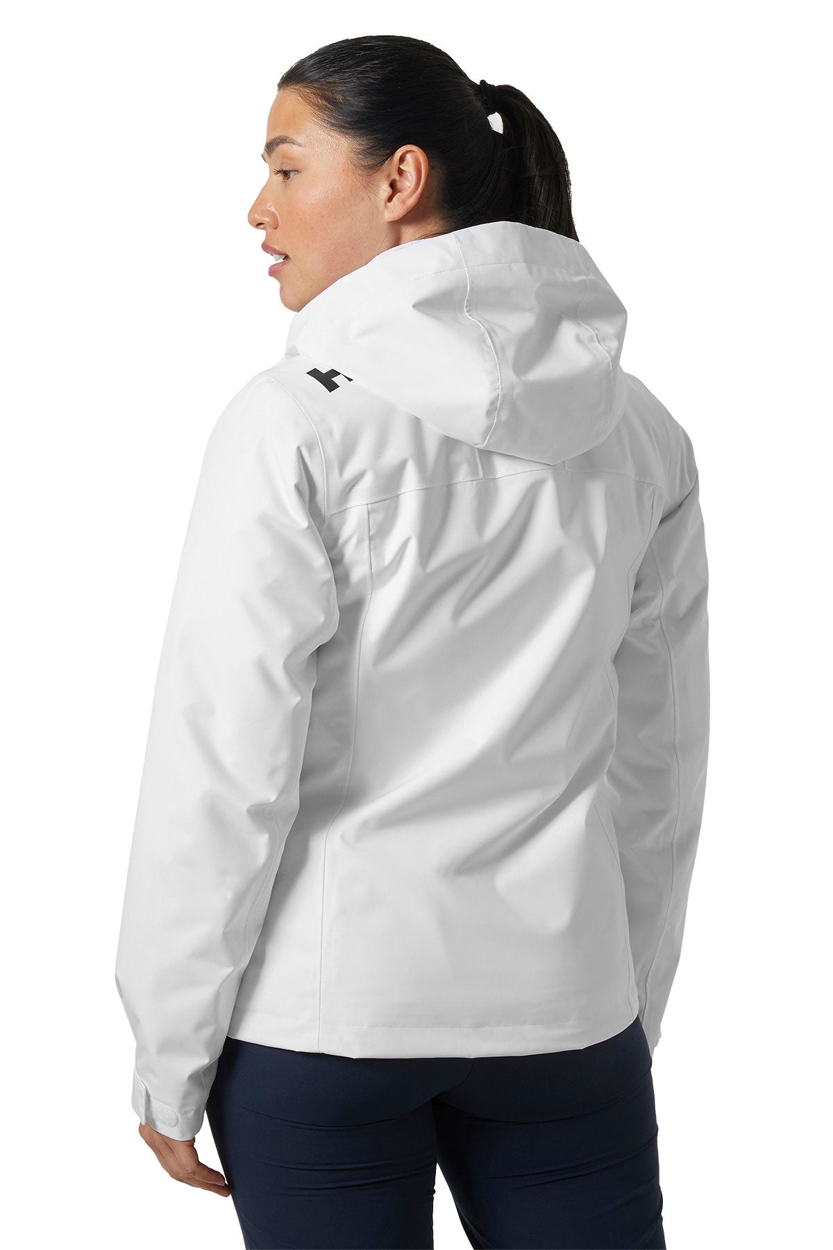 Helly Hansen Womens Crew Hooded Midlayer Custom Jackets 2.0, White [White Diamond Realty]